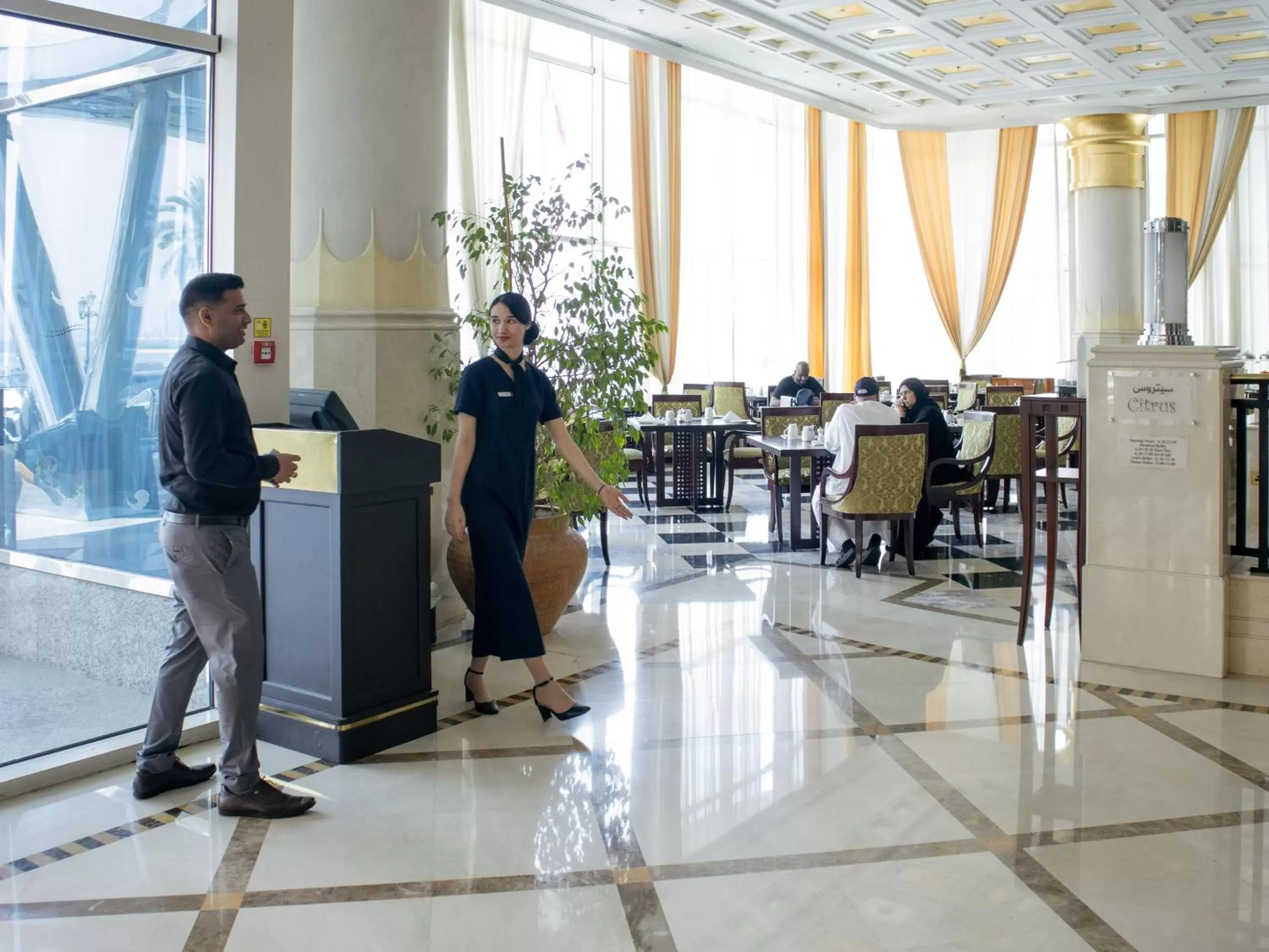 Restaurant/places to eat in Corniche Hotel Sharjah