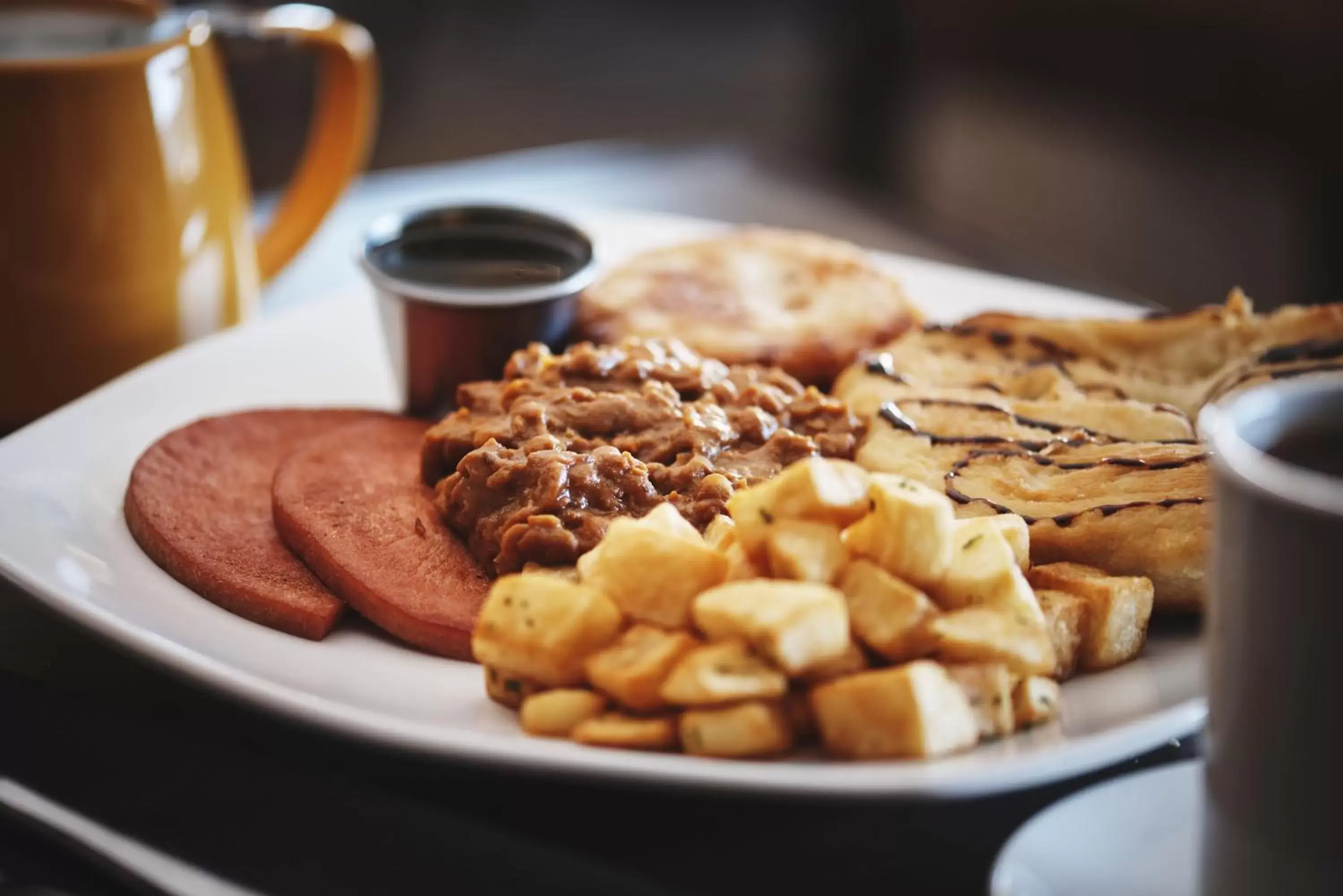 Food close-up in Capital Hotel