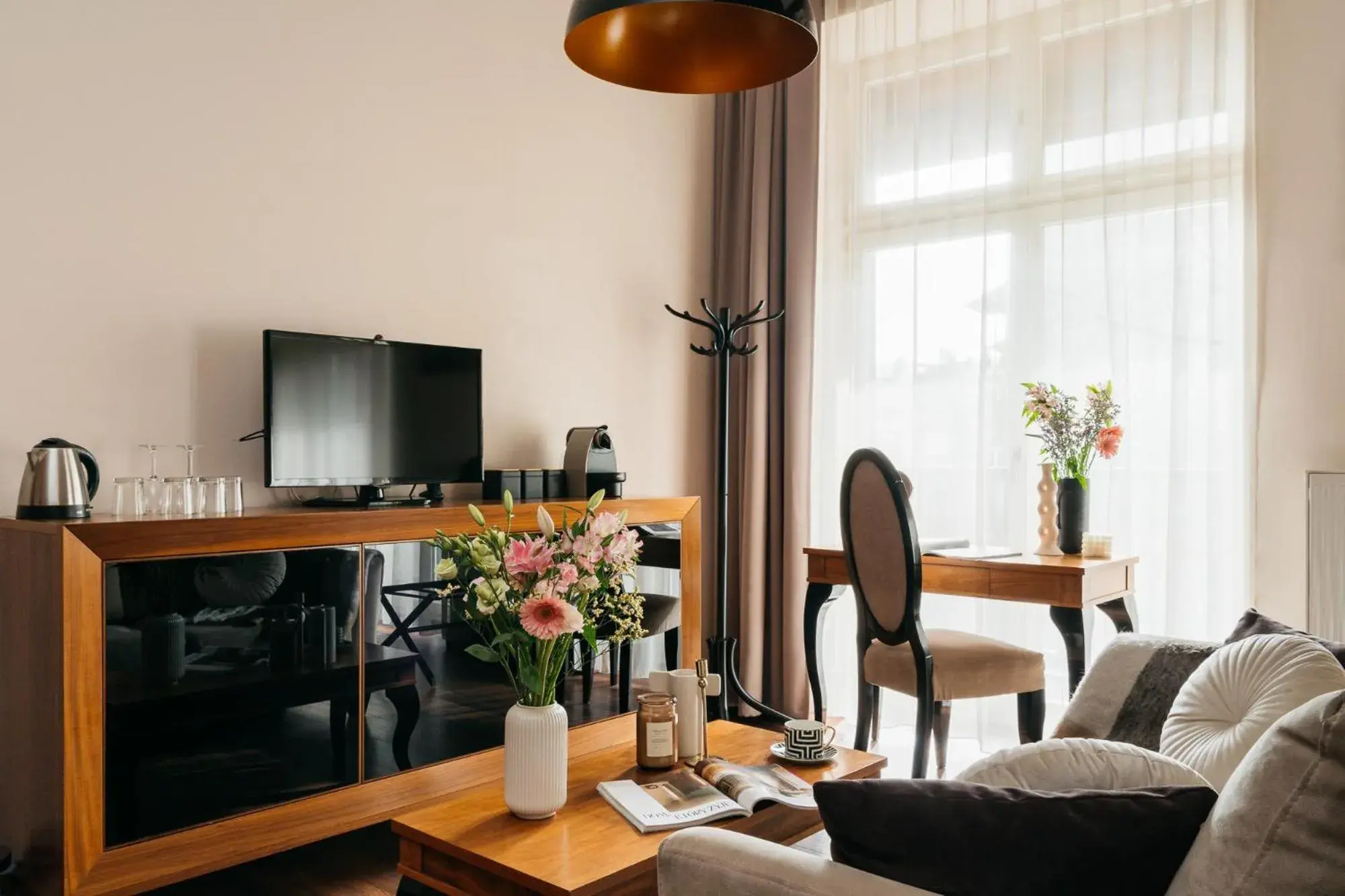 TV and multimedia, Seating Area in Topolowa Residence