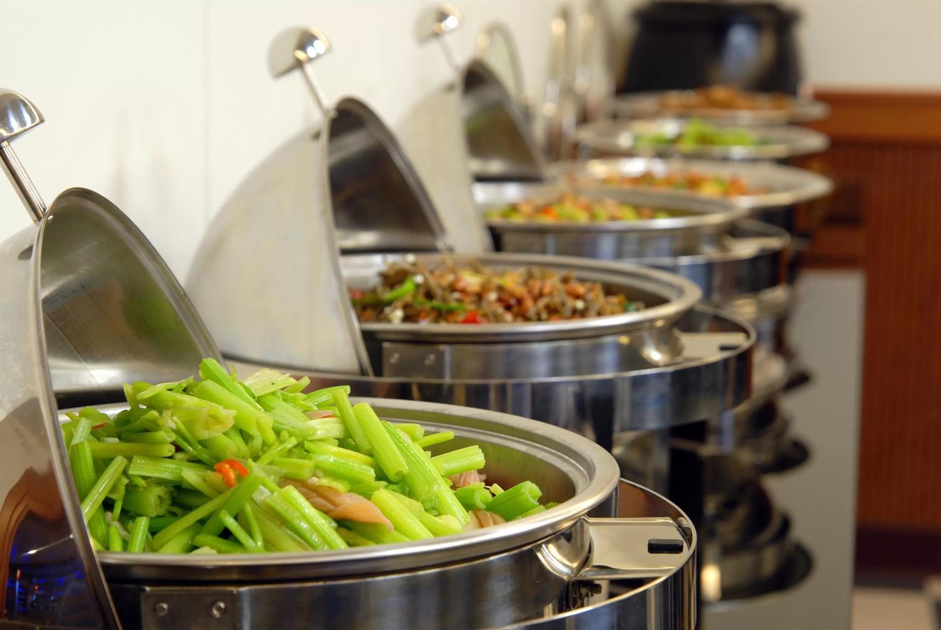 Buffet breakfast in Harmonious Hotel