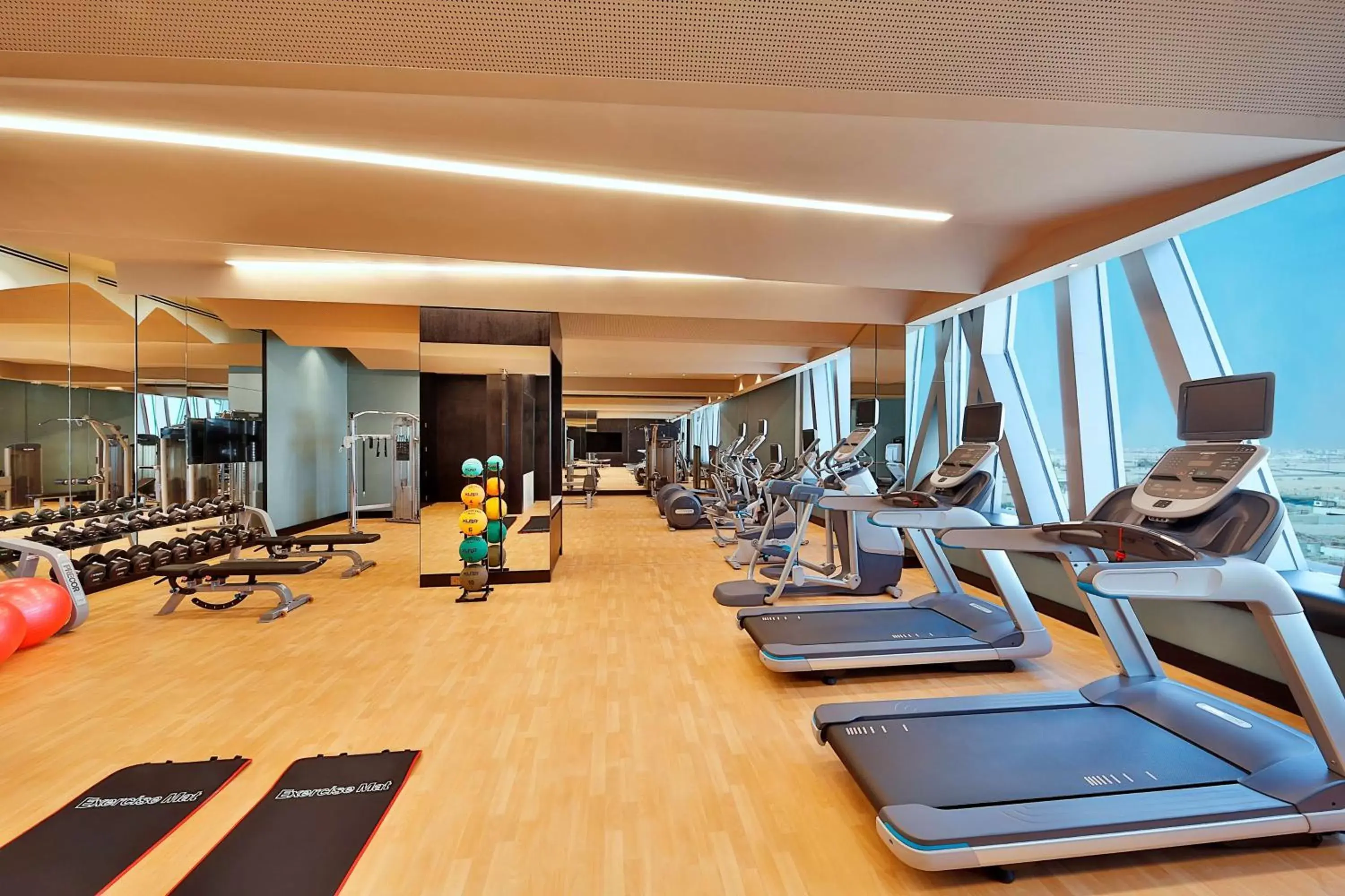 Fitness centre/facilities, Fitness Center/Facilities in AlRayyan Hotel Doha, Curio Collection by Hilton