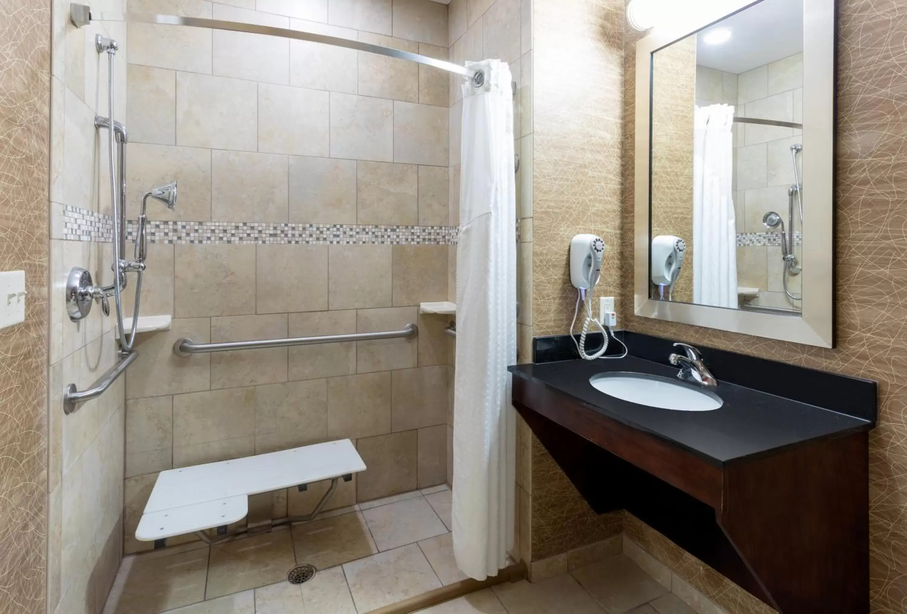 Bathroom in Holiday Inn Express and Suites Rochester West-Medical Center, an IHG Hotel
