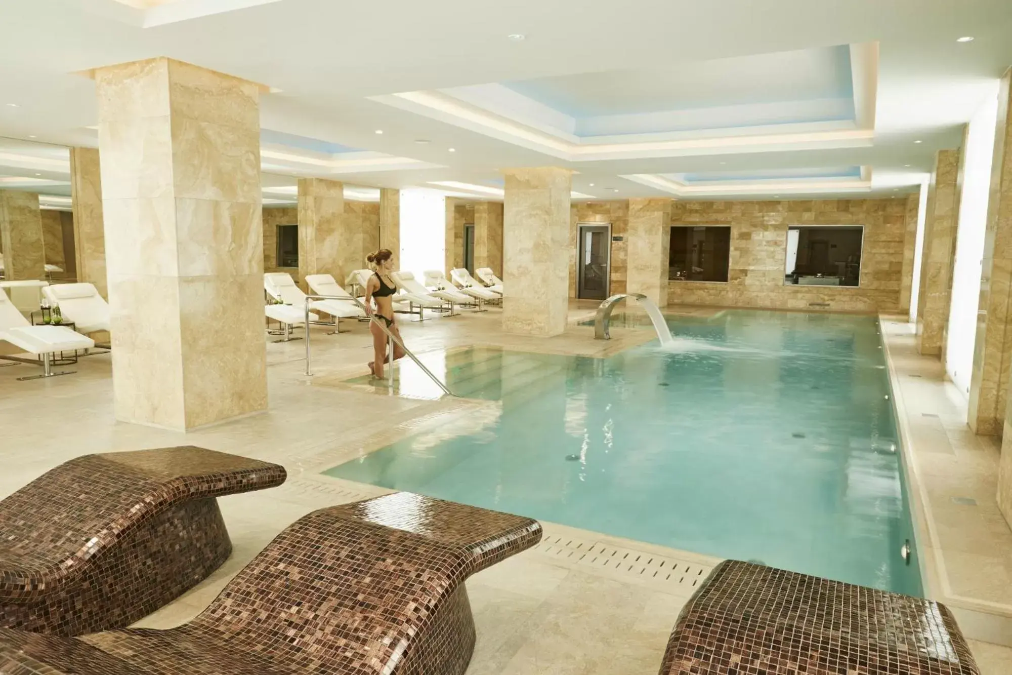 Swimming Pool in Grand Hotel Kempinski Riga