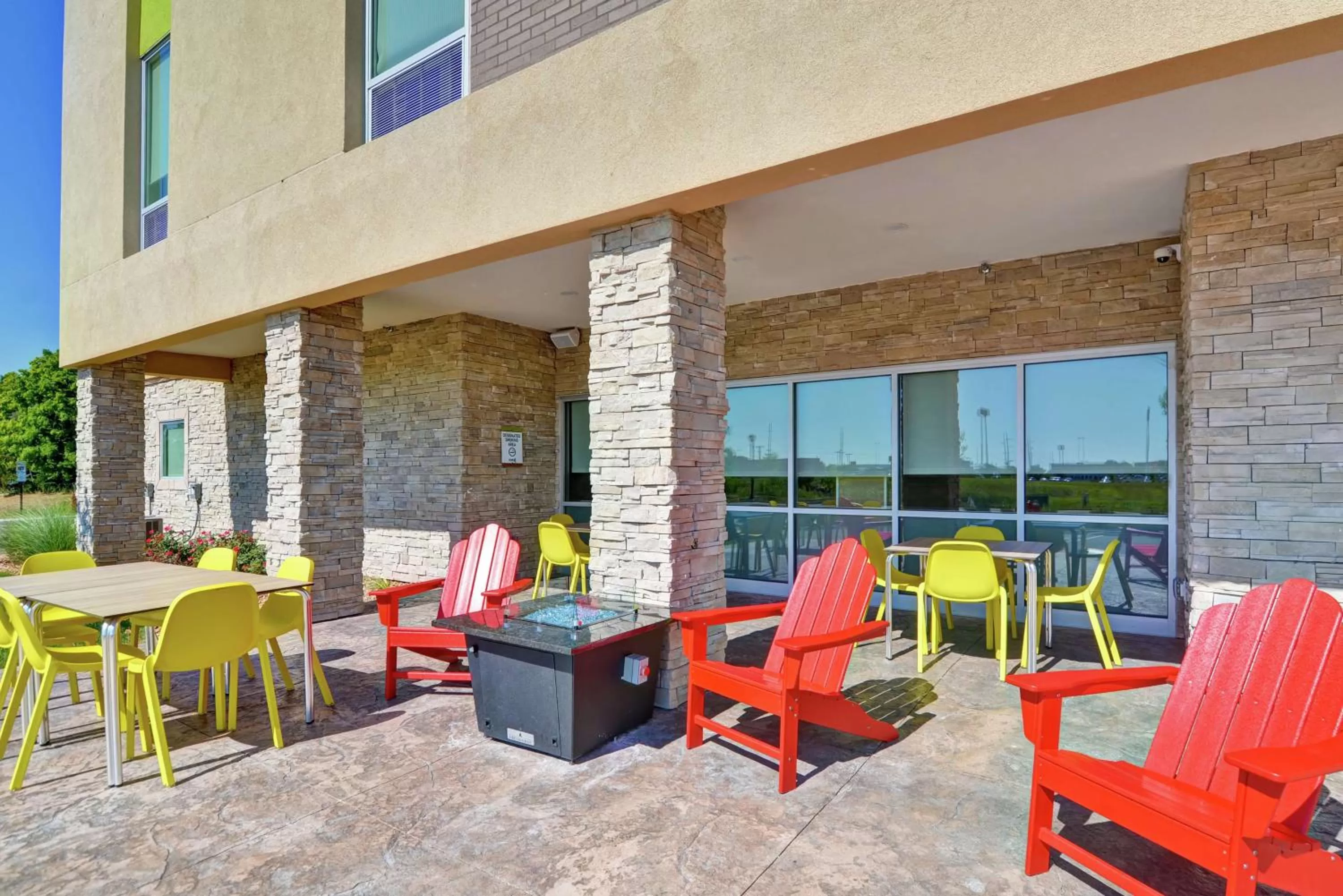 Patio in Home2 Suites By Hilton Dayton Vandalia