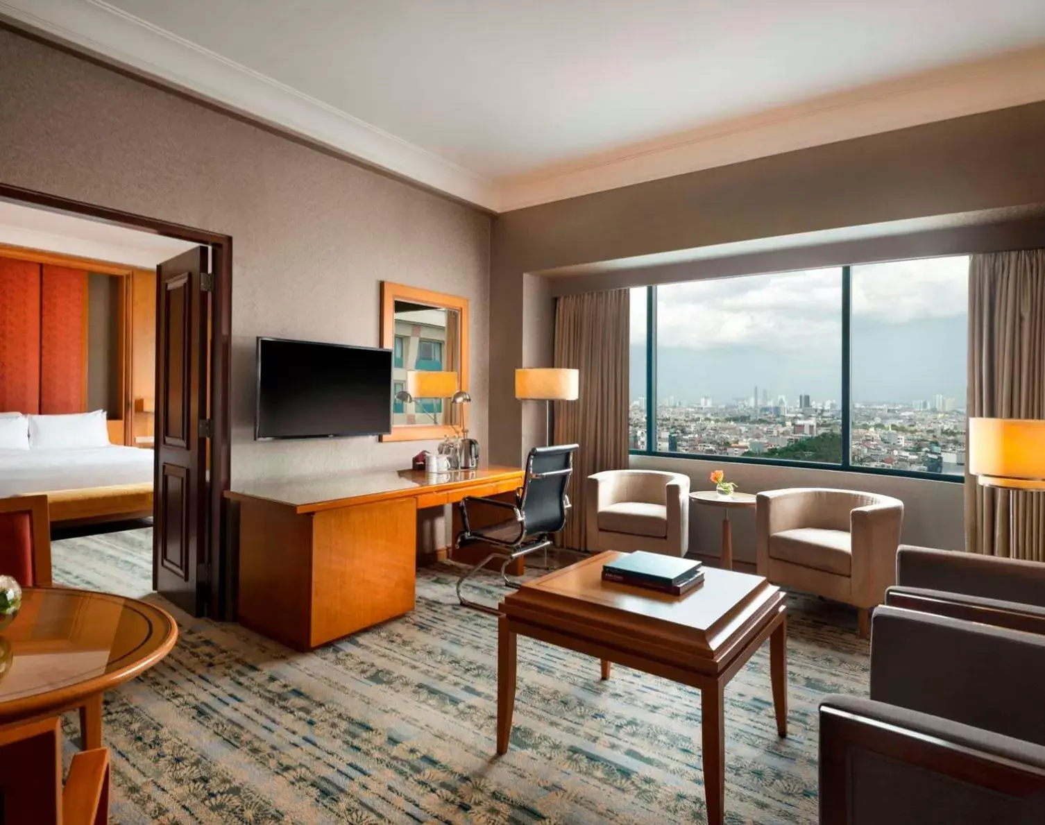 View (from property/room), Seating Area in Hotel Ciputra Jakarta managed by Swiss-Belhotel International