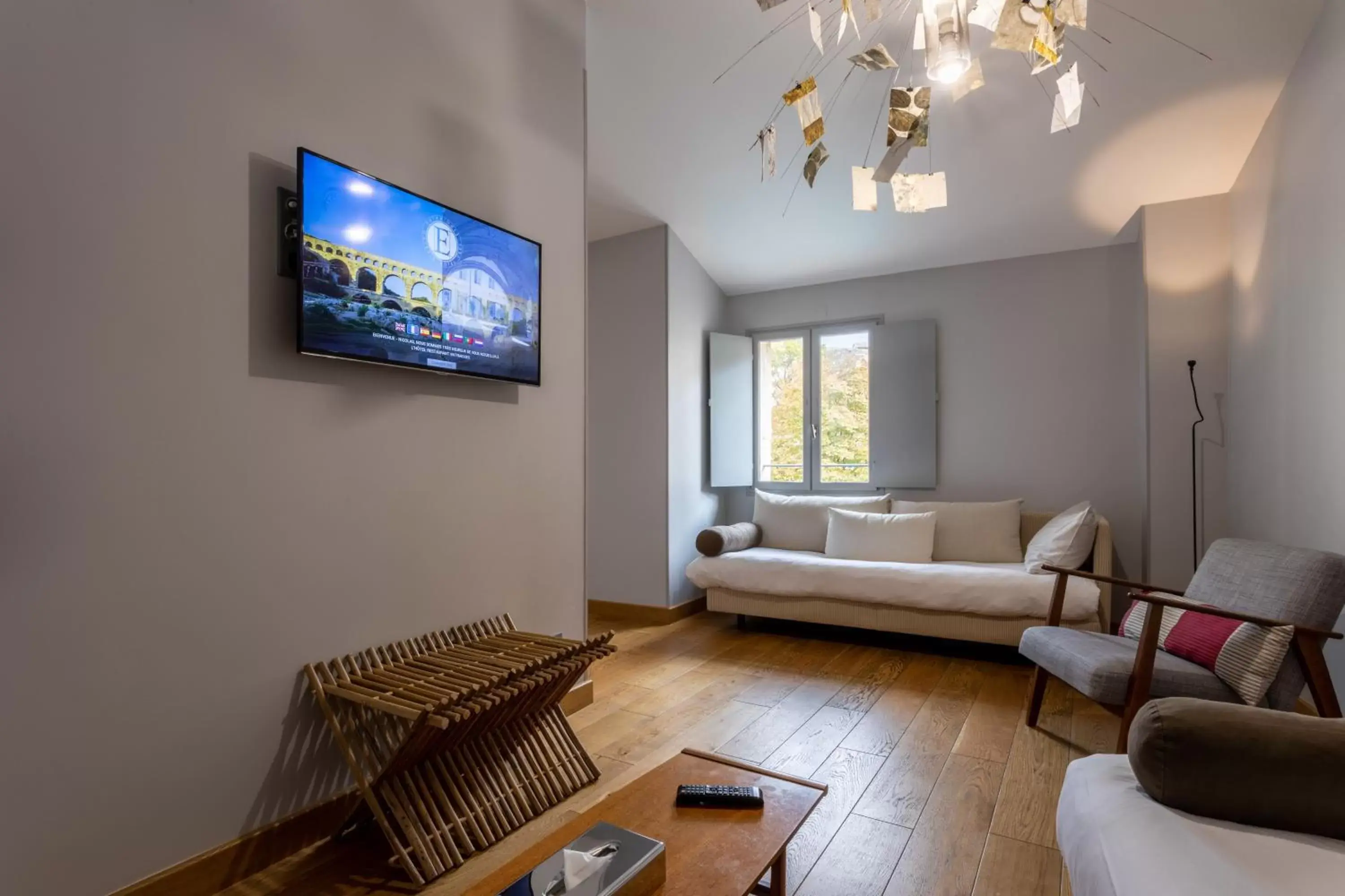 Living room, TV/Entertainment Center in Boutique Hôtel Entraigues