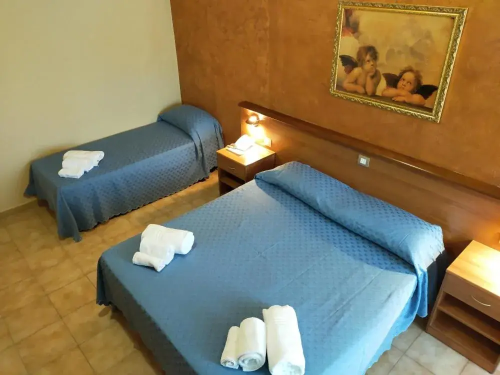 Bed in Hotel Il Vulcano