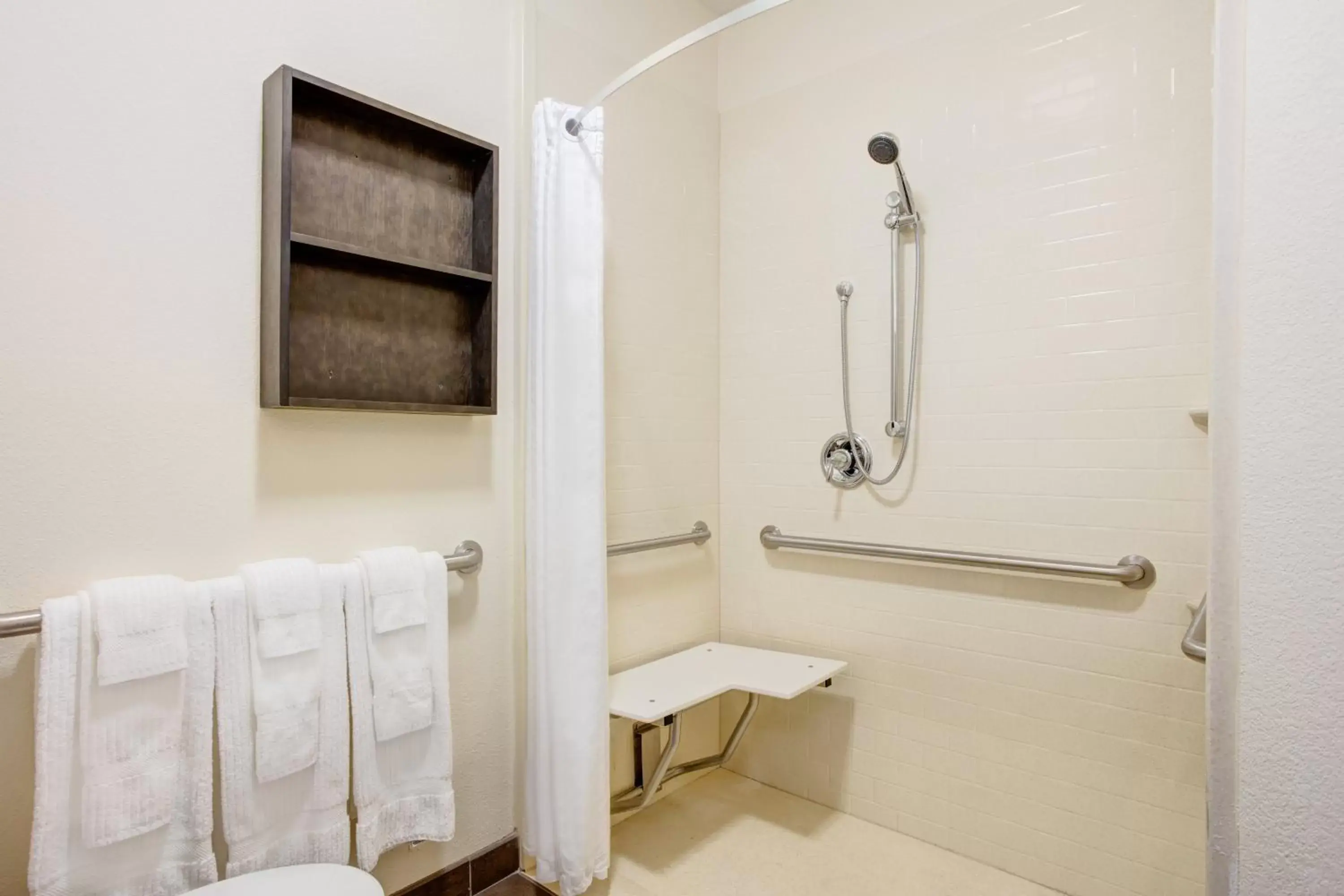 Bathroom in Candlewood Suites Cut Off - Galliano, an IHG Hotel