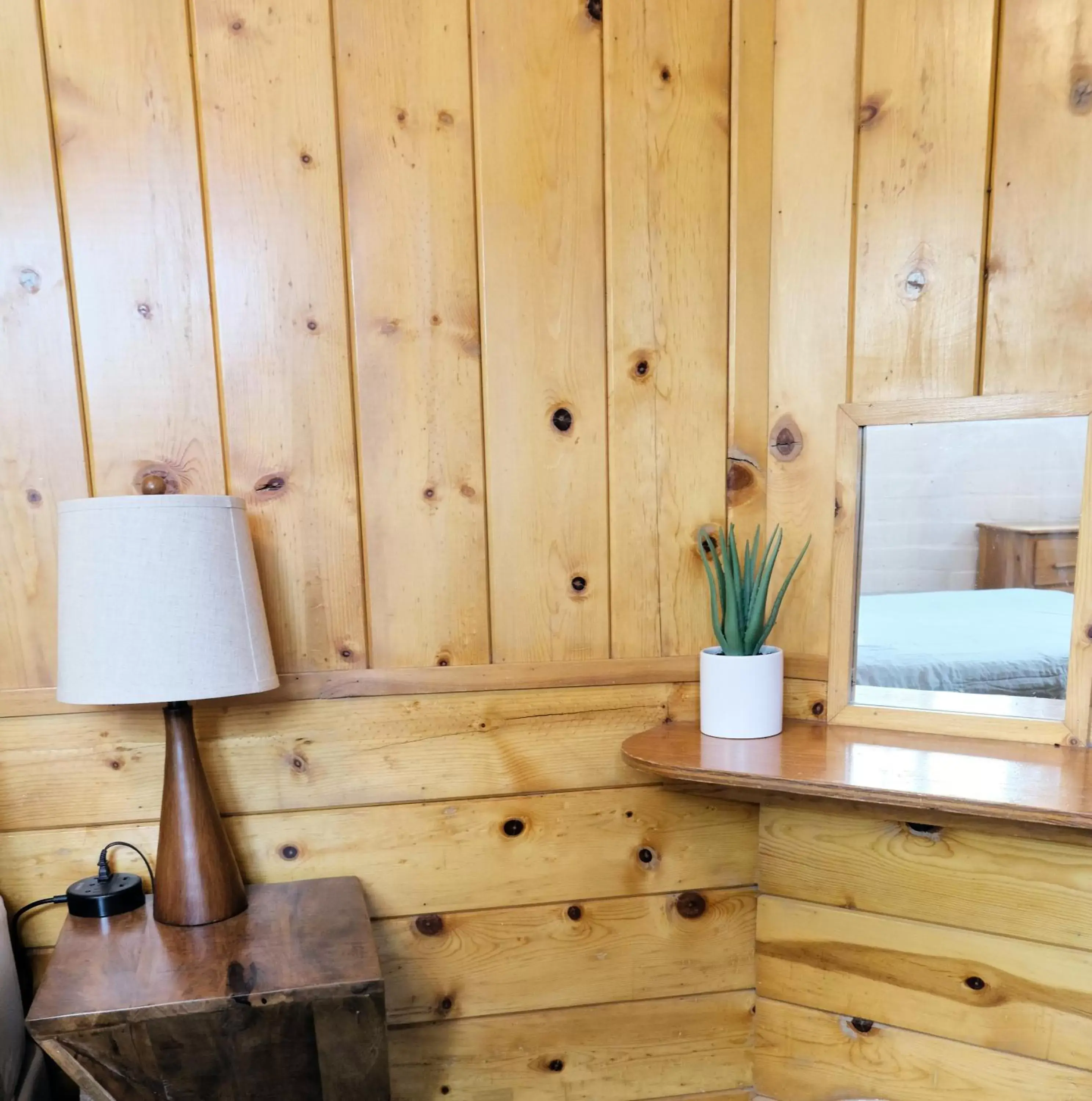 Bathroom in Lake Front Cabins