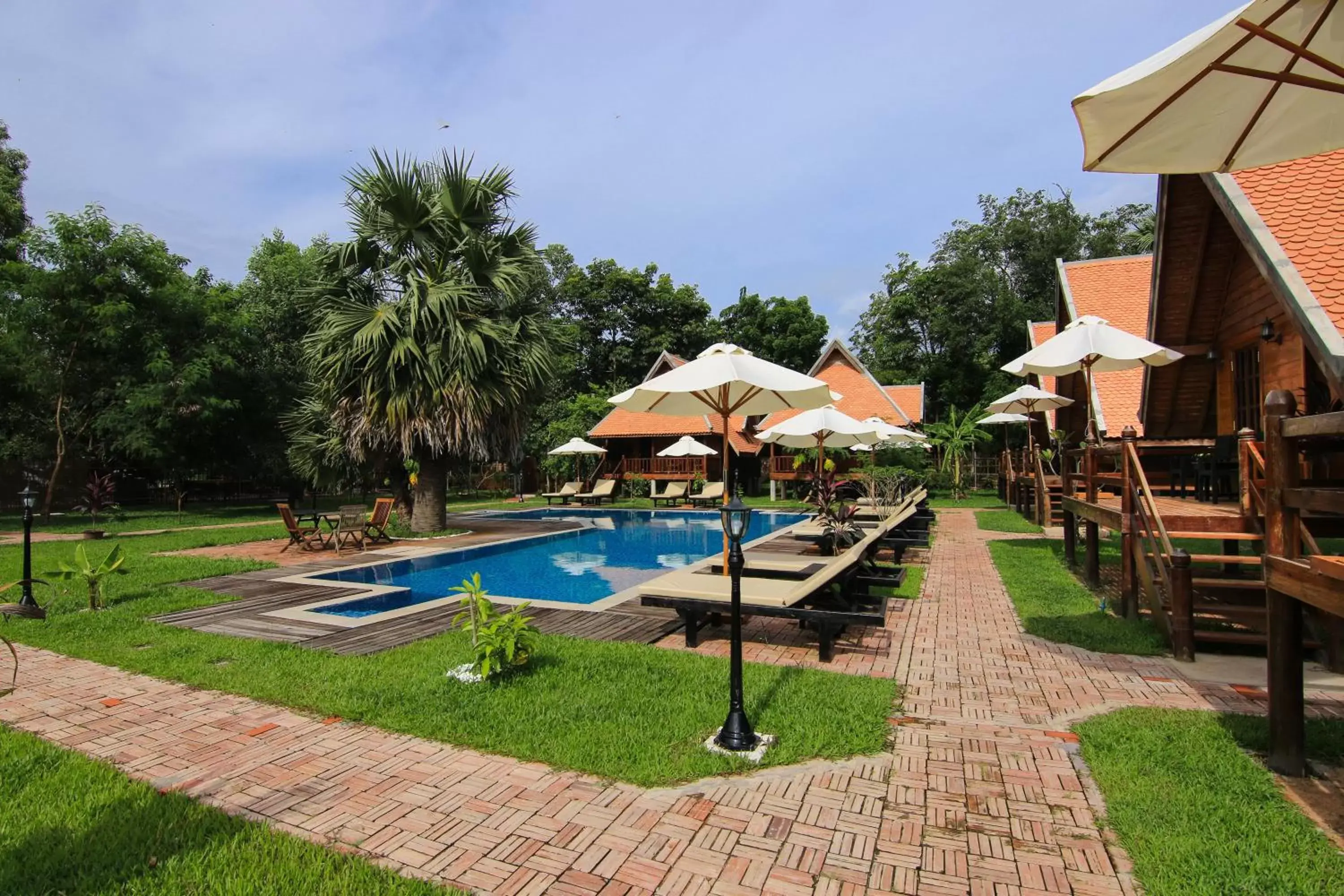 Swimming Pool in Angkor Heart Bungalow