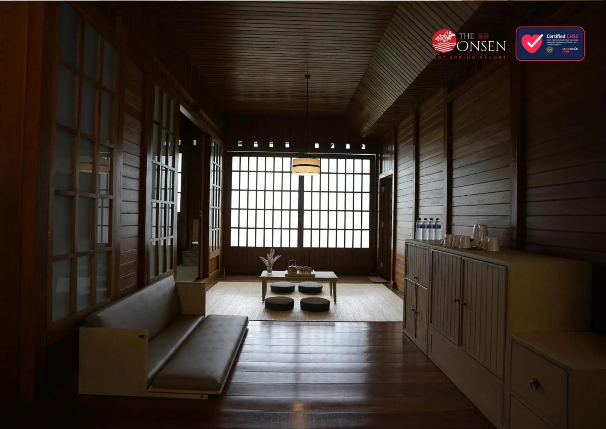 Seating Area in The Onsen Hot Spring Resort