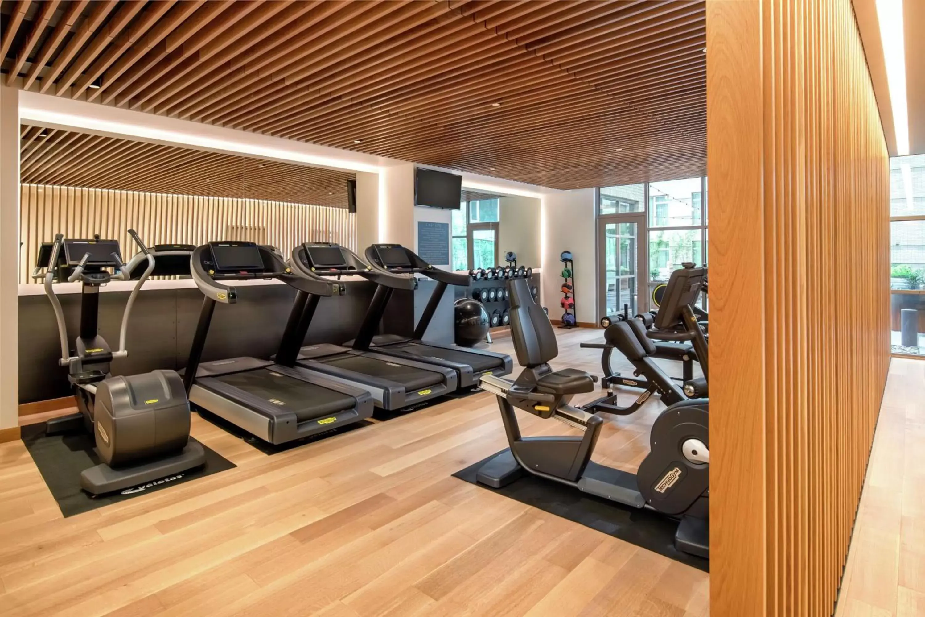 Fitness centre/facilities in The Duniway Portland, A Hilton Hotel Fitness centre/facilities in The Duniway Portland, A Hilton Hotel