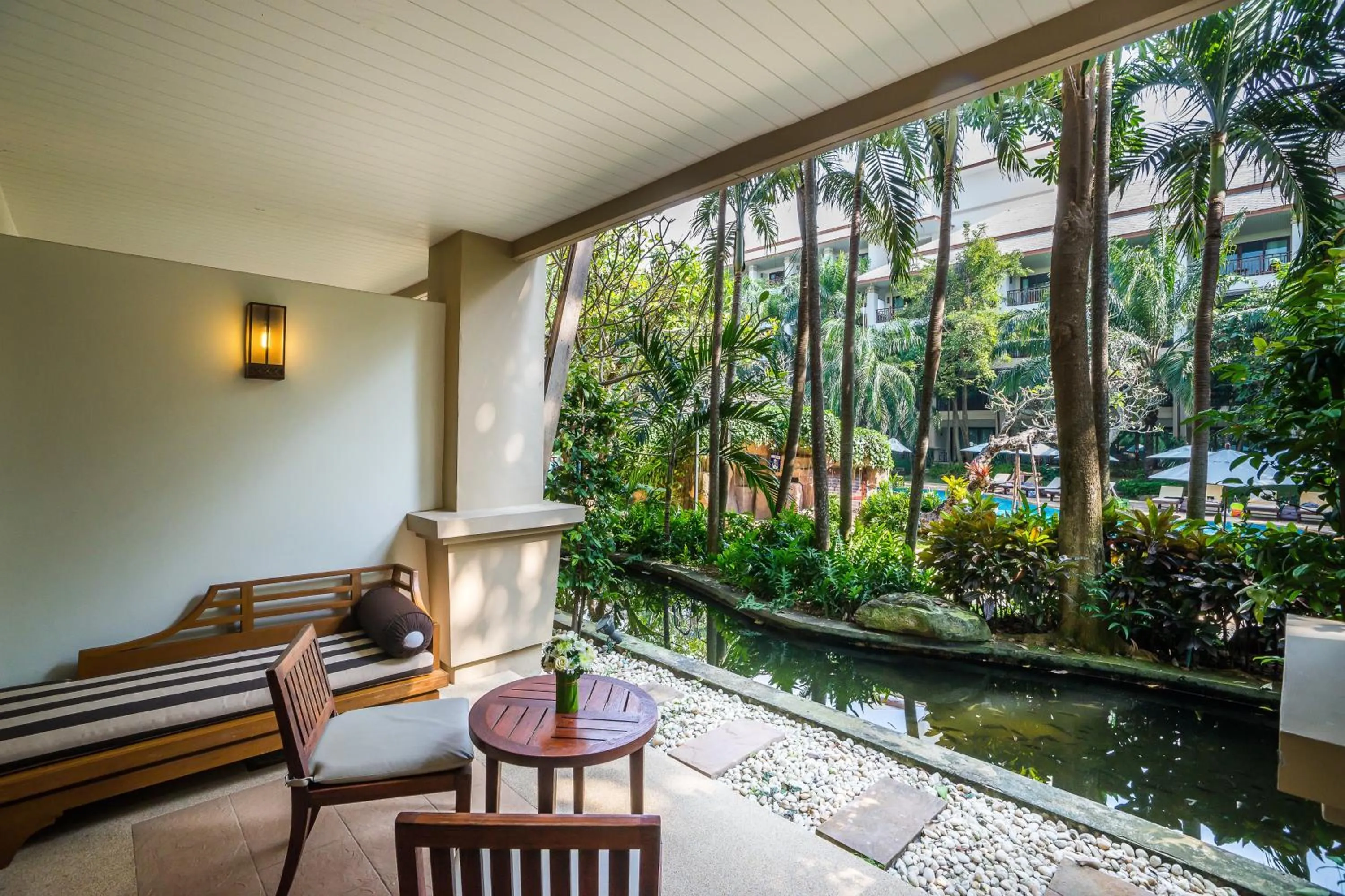 Balcony/Terrace in Ravindra Beach Resort & Spa - SHA Extra Plus