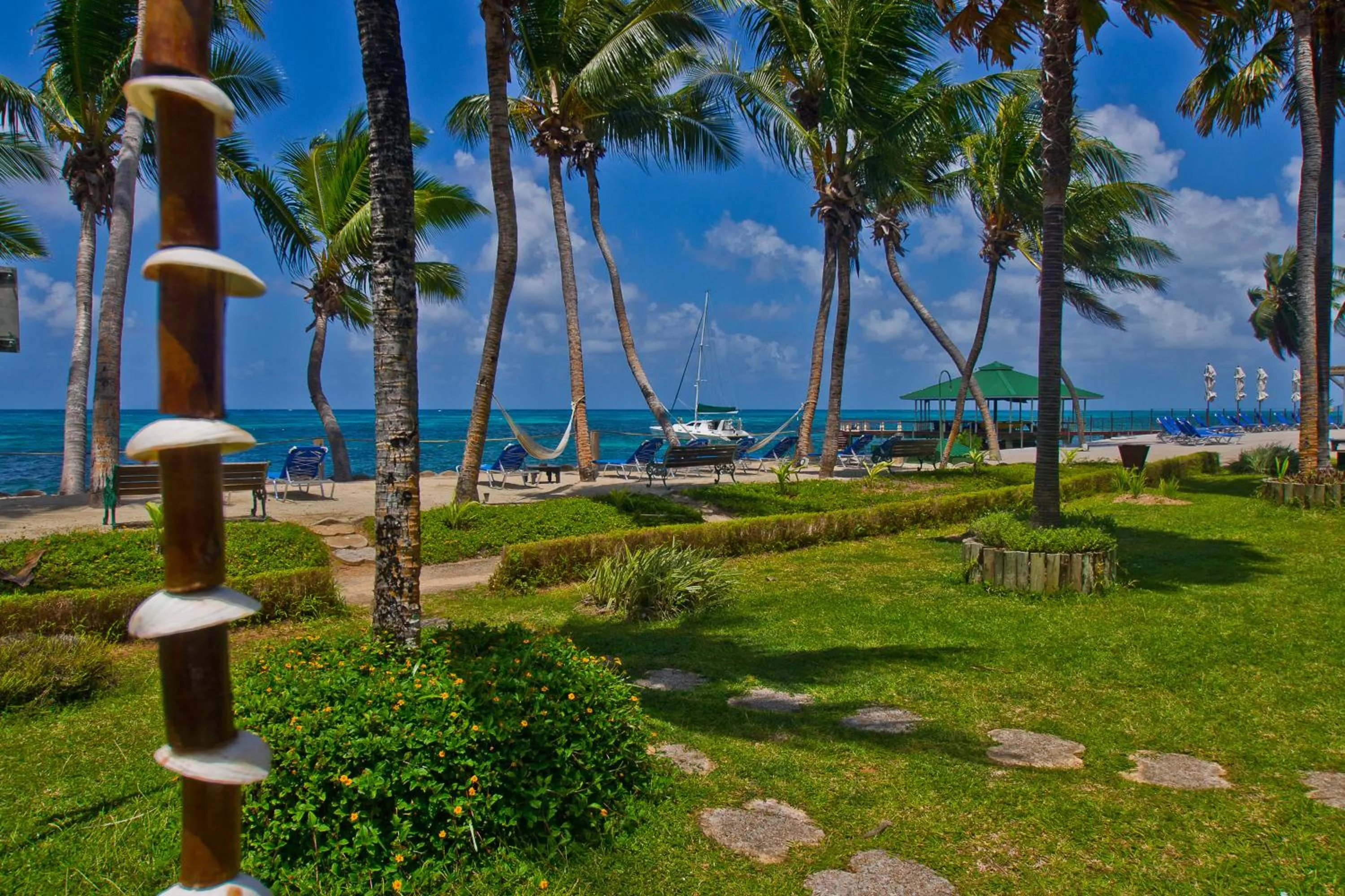 View (from property/room) in Coco de Mer Hotel and Black Parrot Suites