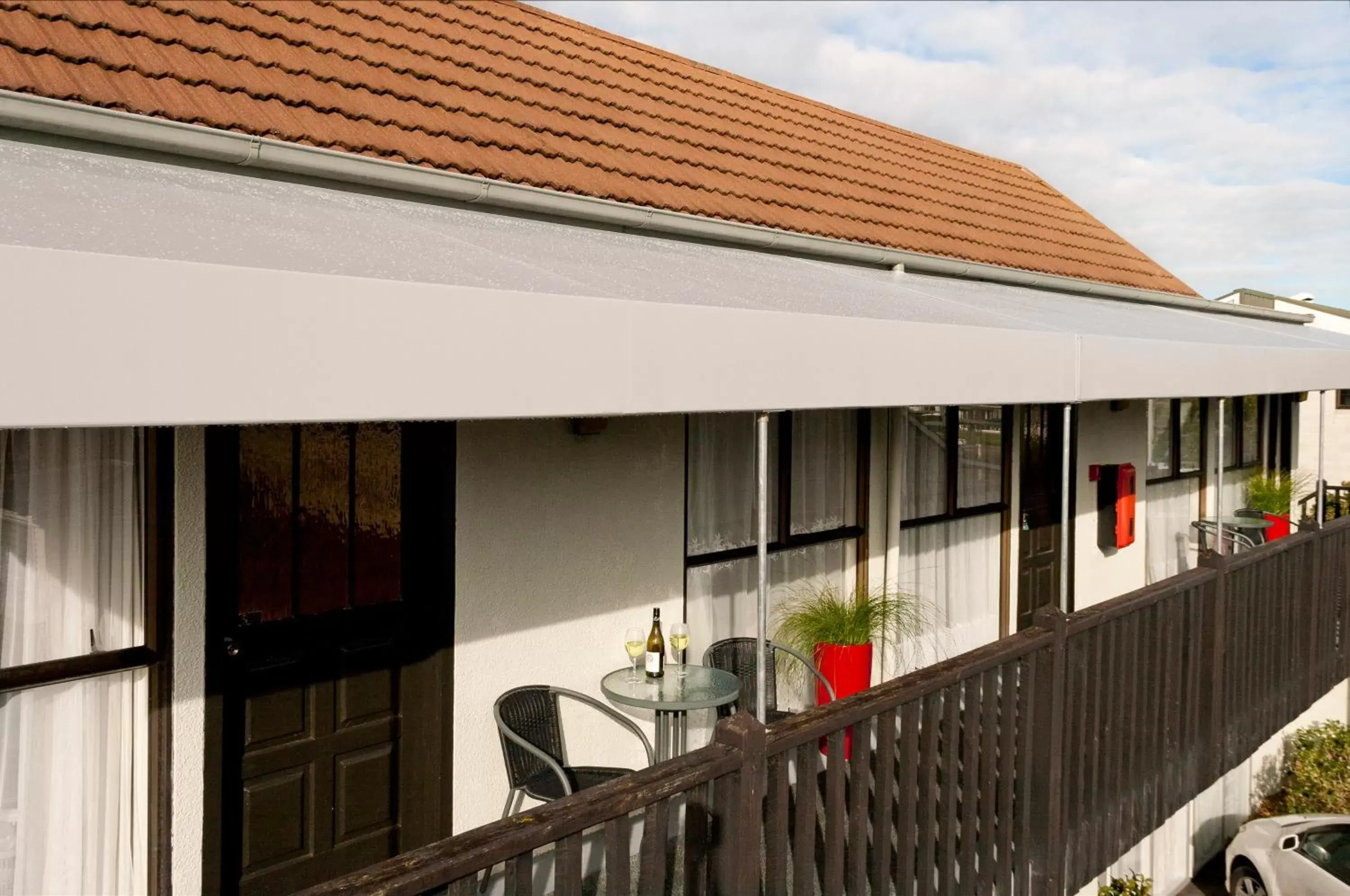 Balcony/Terrace in Merivale Court Motel & Apartments