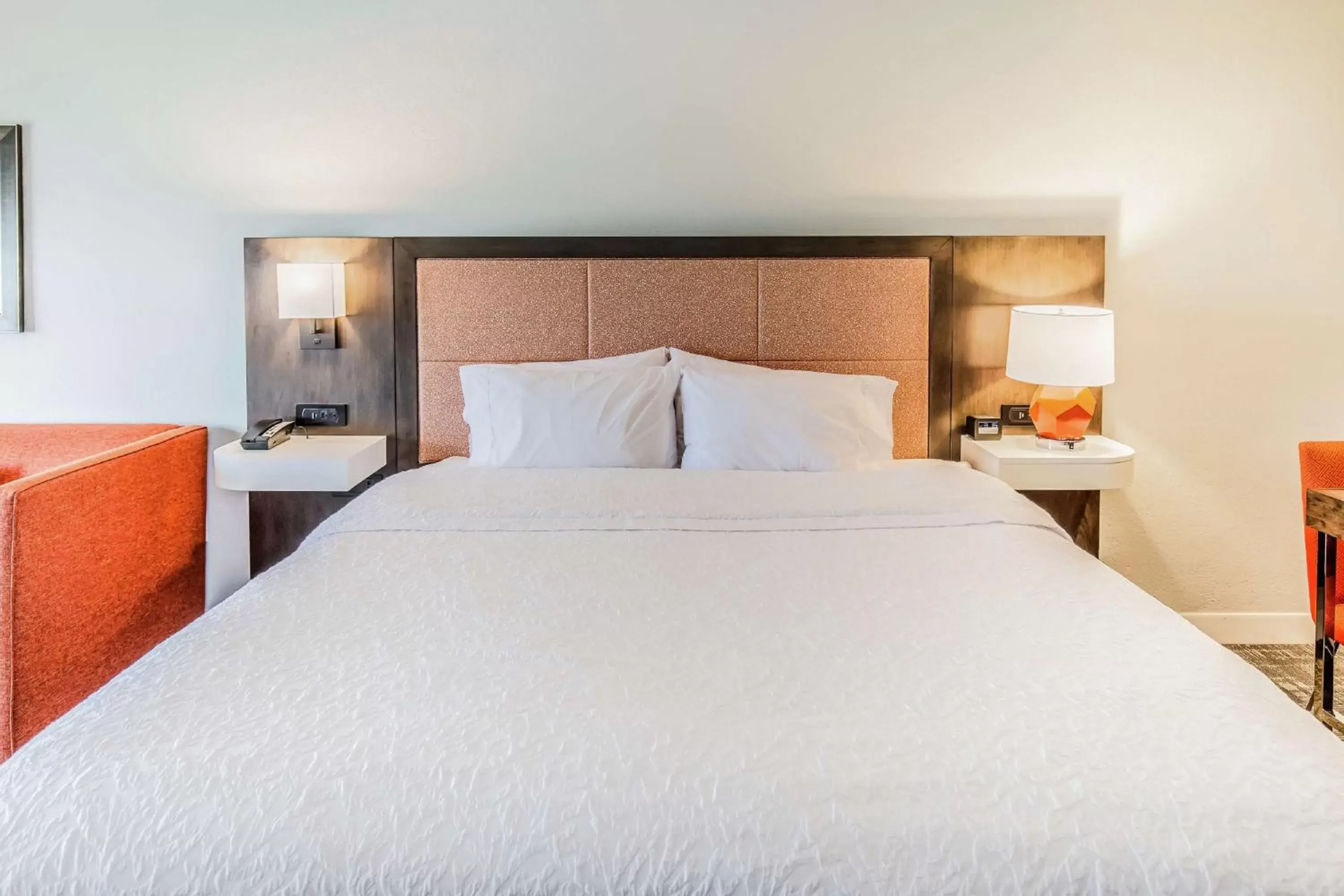 Bed in Hampton Inn Pensacola Beach Bed in Hampton Inn Pensacola Beach