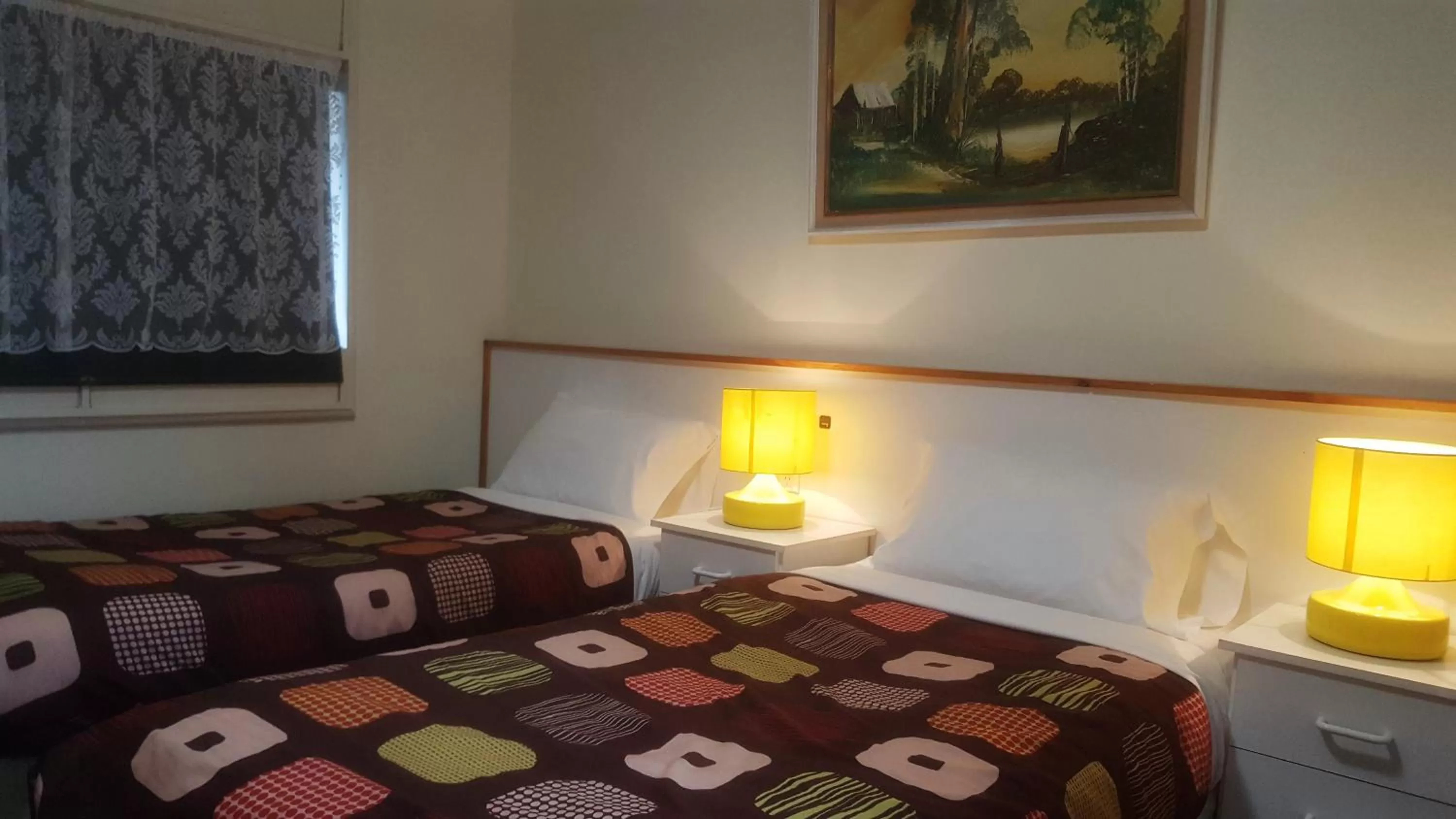 Bedroom in Clunes Motel