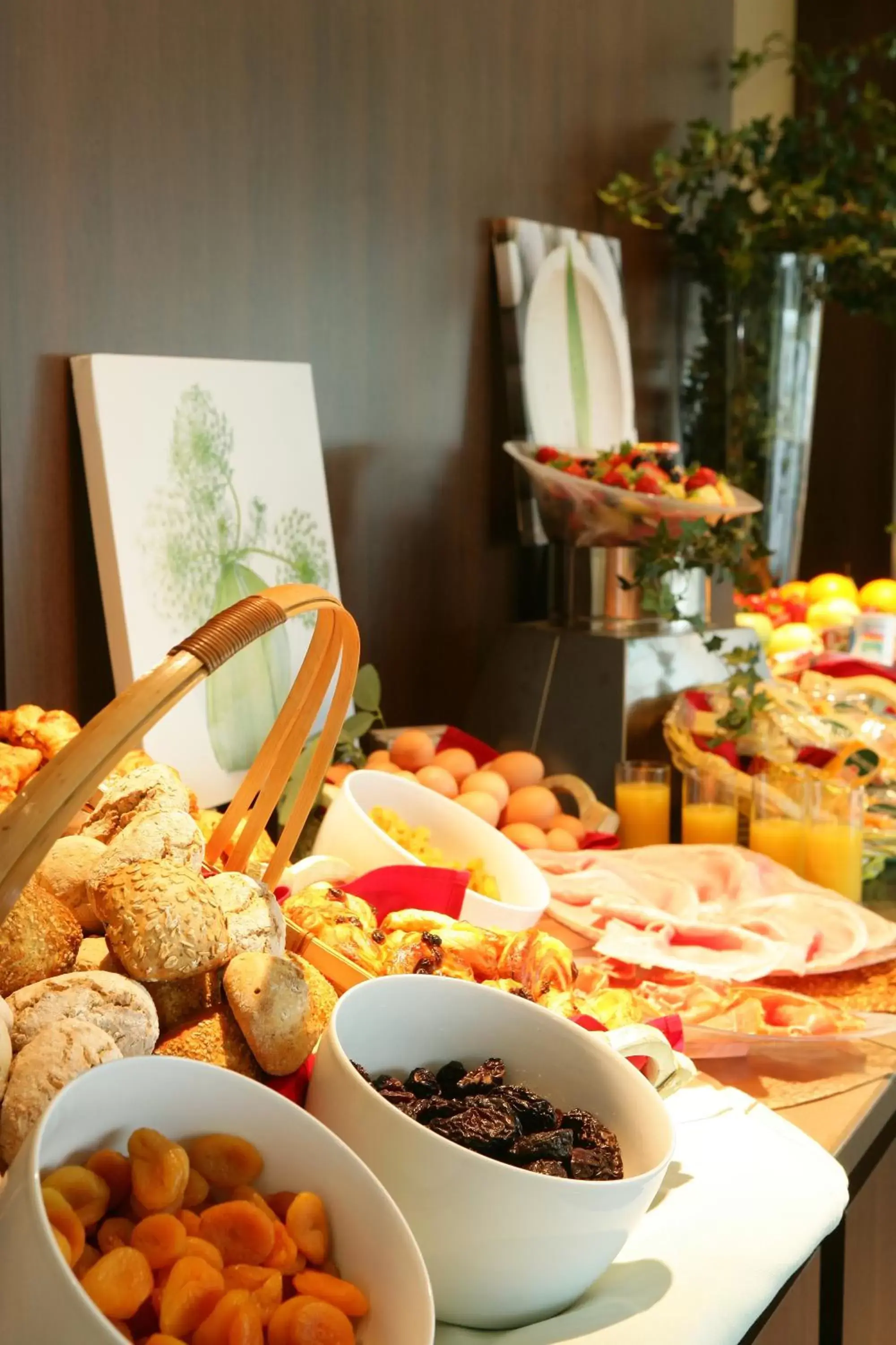 Buffet breakfast in Hotel du Pasino