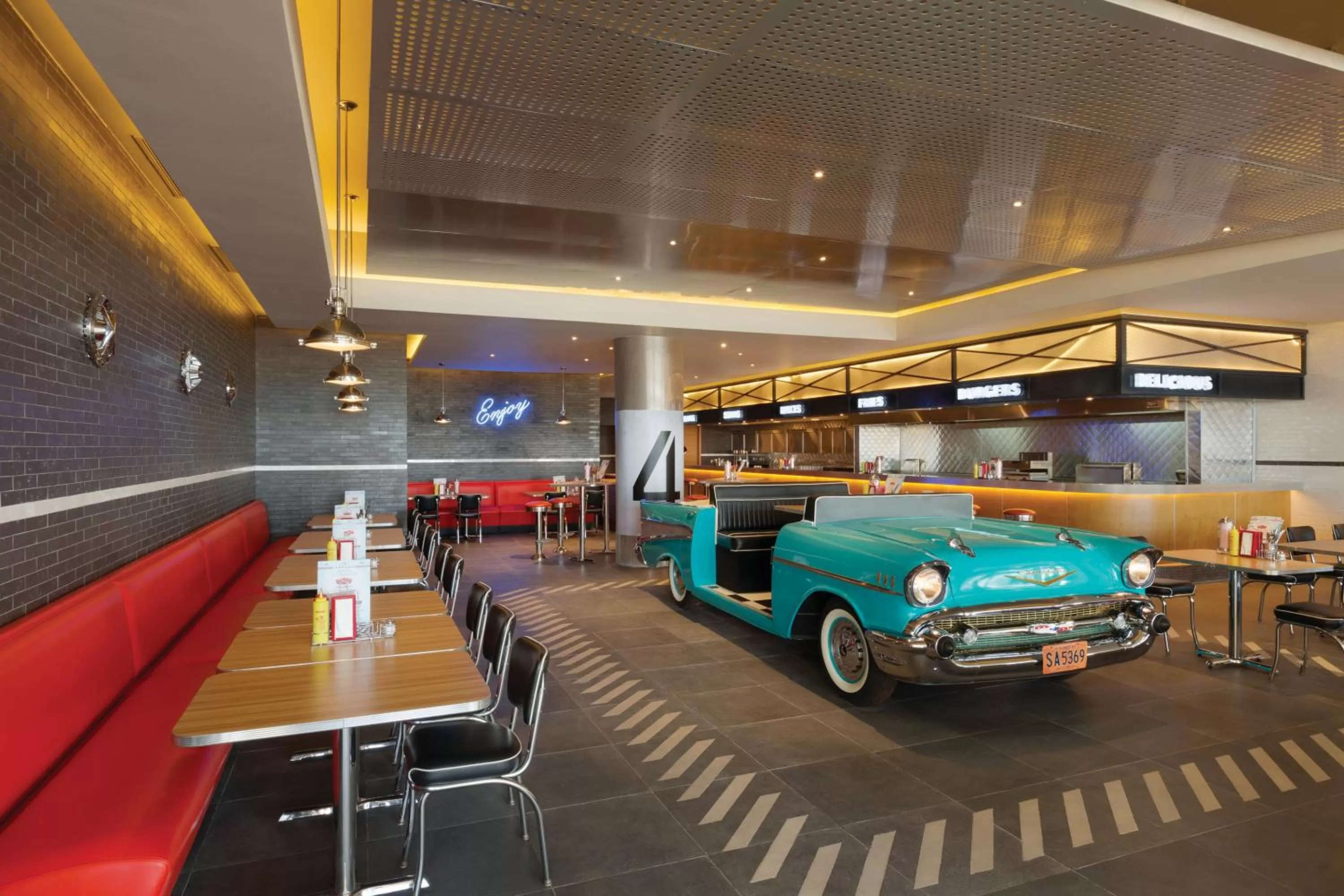 Dining area in Hyatt Ziva Cancun All-Inclusive