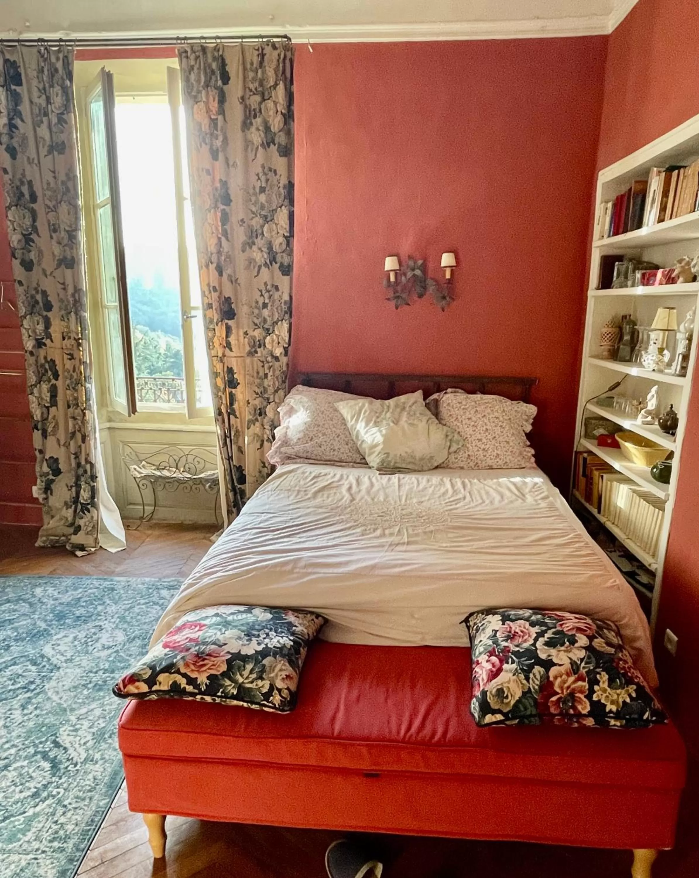 Bed in Chambre avec vue