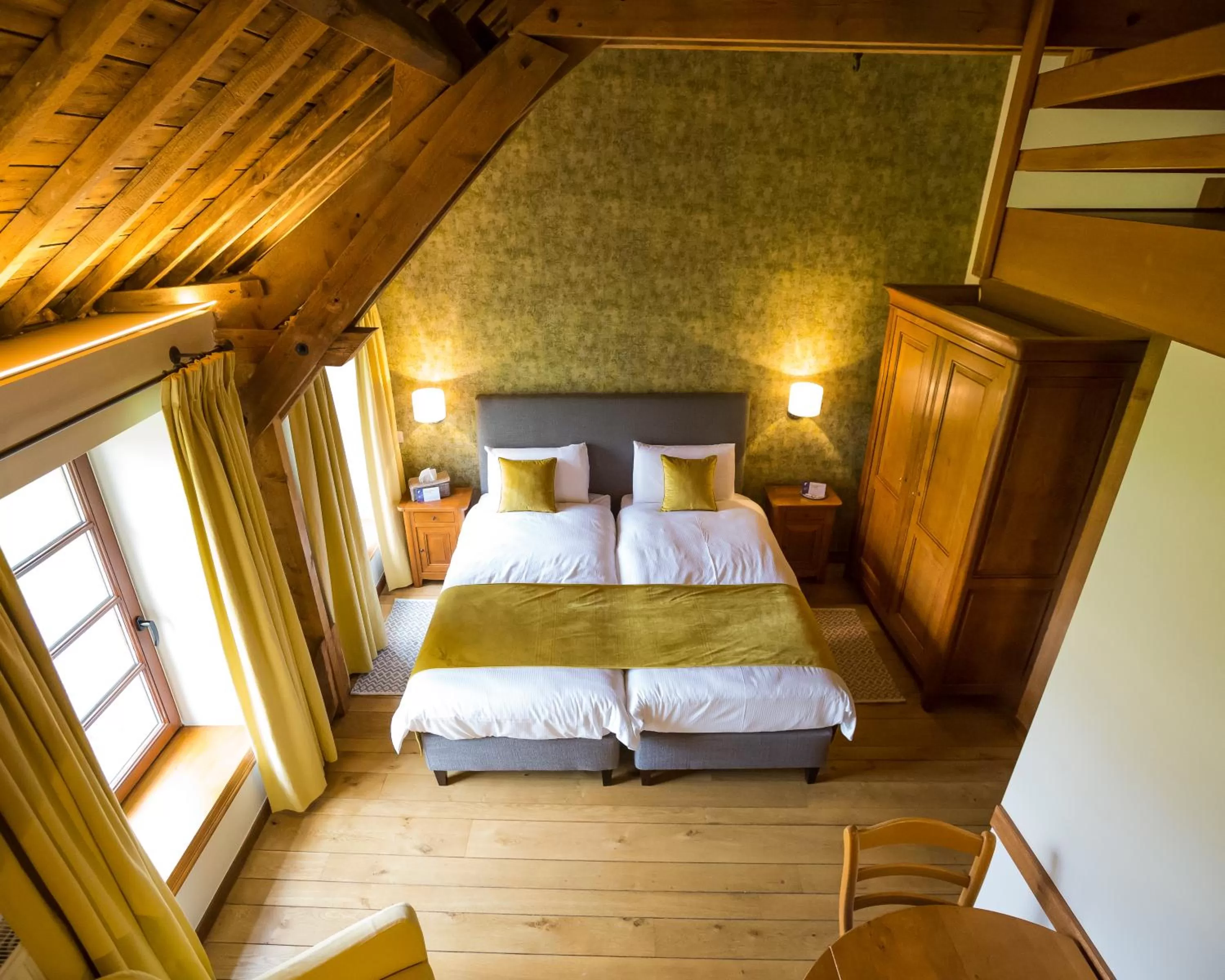 Photo of the whole room, Bed in B&B Ferme Château de Laneffe