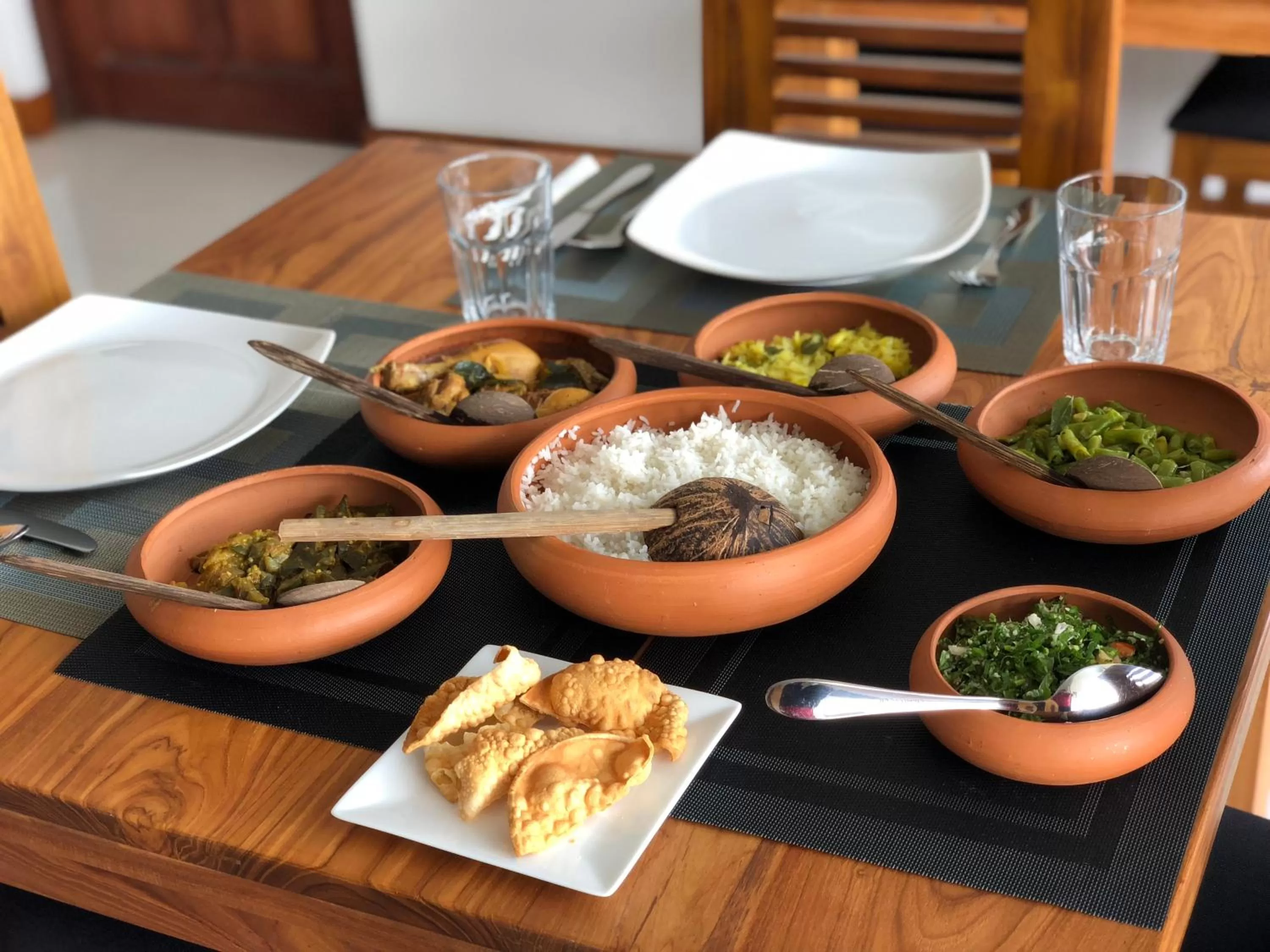 Lunch in The Heaven's Villa Kandy