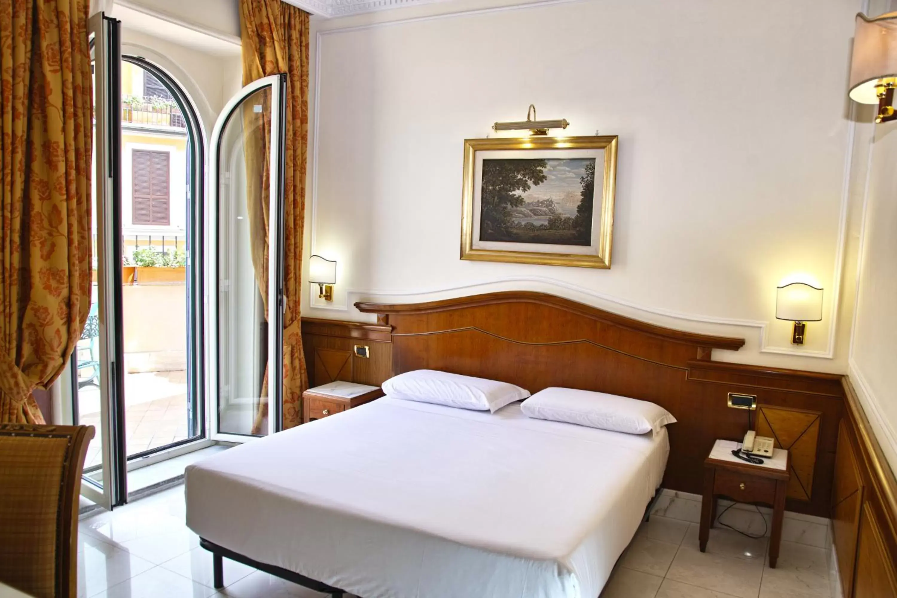 Bed in Hotel Hiberia