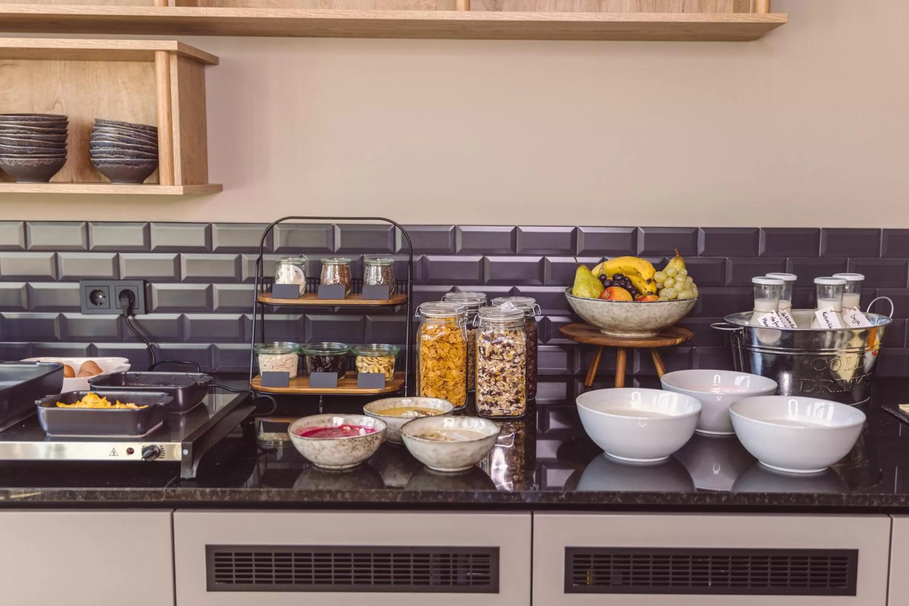 Food and drinks in Hotel Libertas elements pure