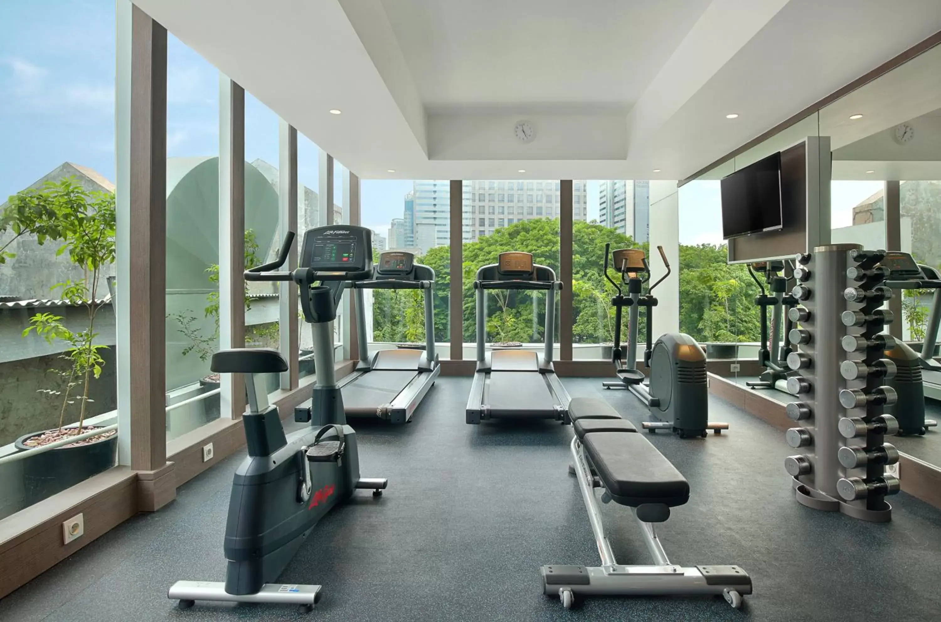 Spa and wellness centre/facilities, Fitness Center/Facilities in Holiday Inn Express Jakarta Wahid Hasyim, an IHG Hotel