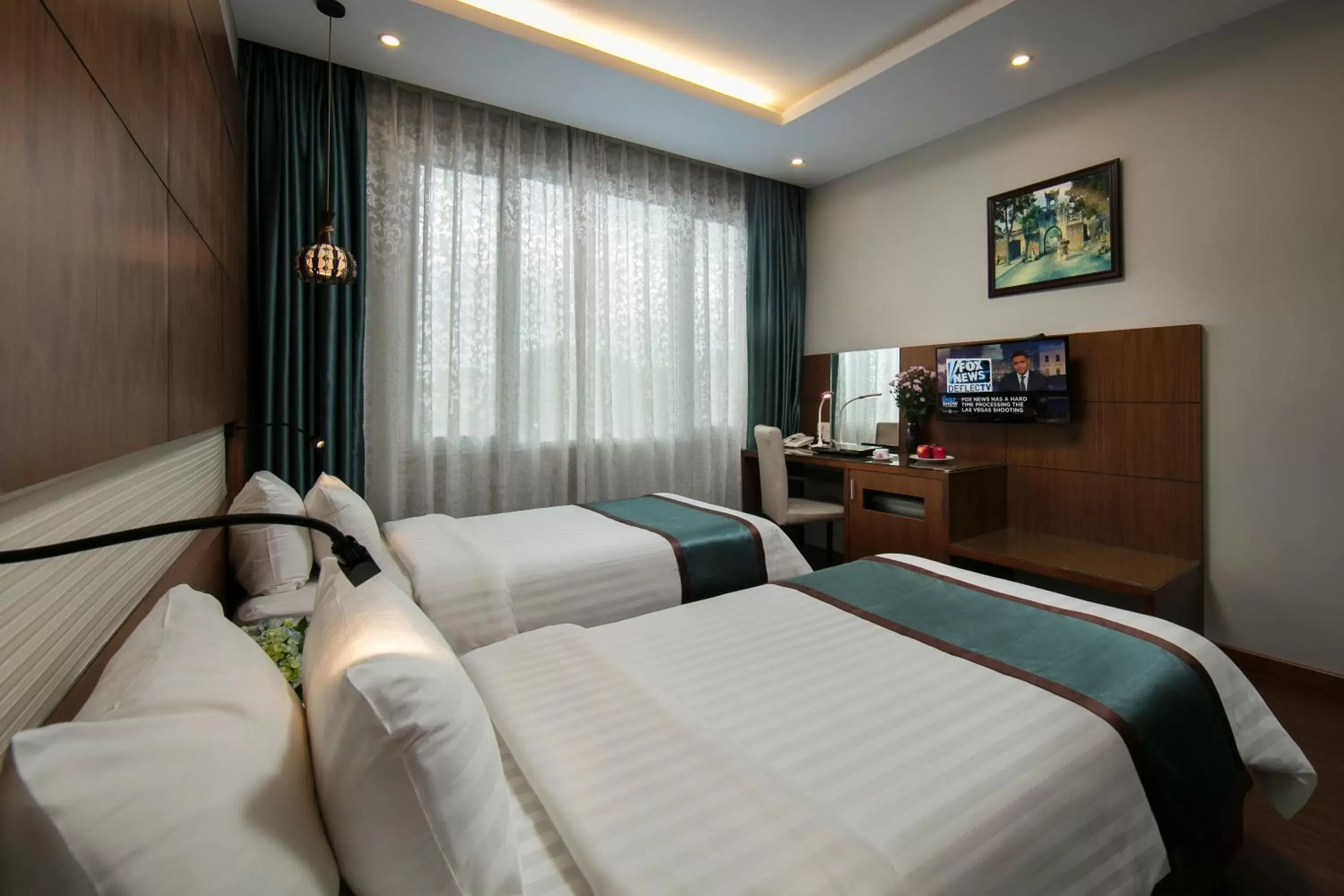 Photo of the whole room, Bed in Bonne Nuit Hotel & Spa Hanoi