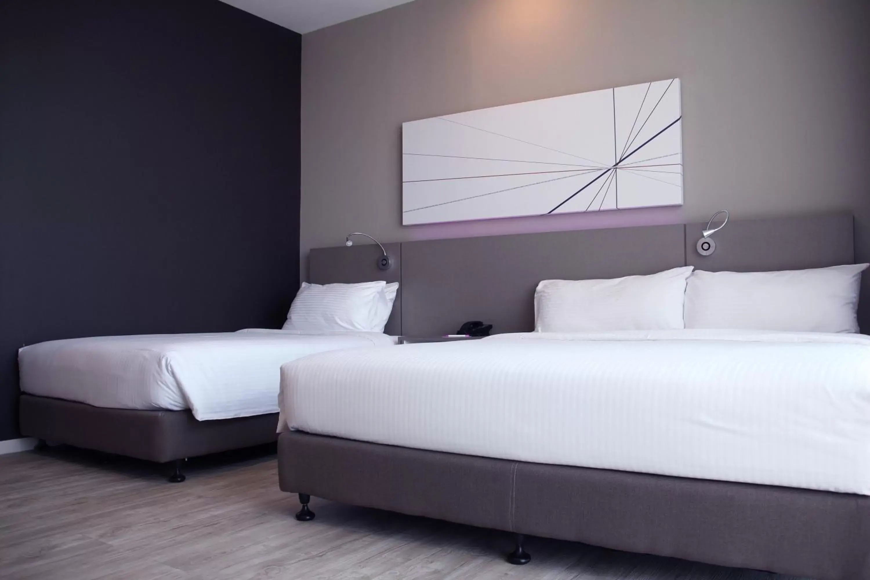 Photo of the whole room, Bed in Qliq Damansara Hotel