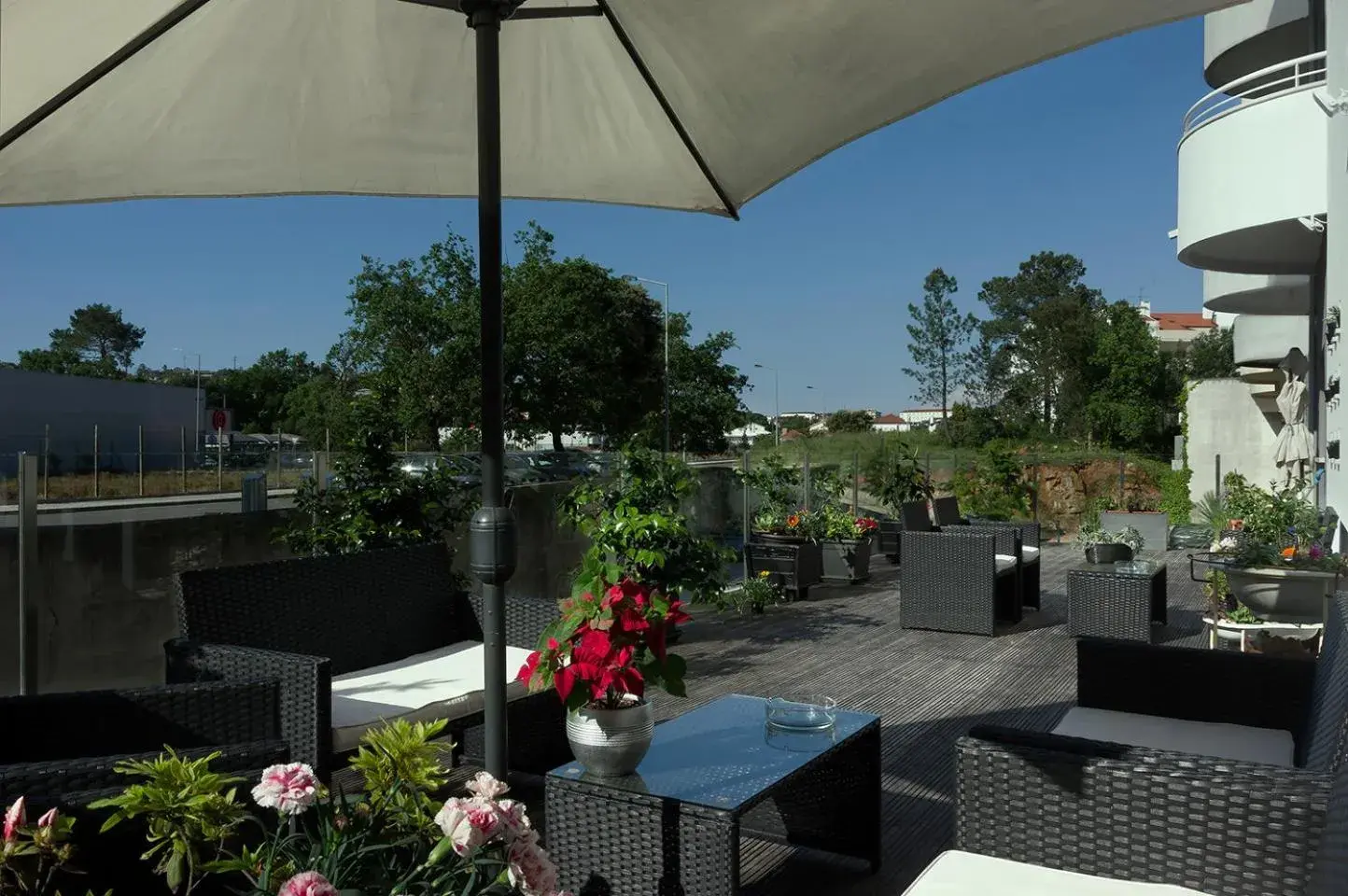 Balcony/Terrace in Cova da Iria Hotel