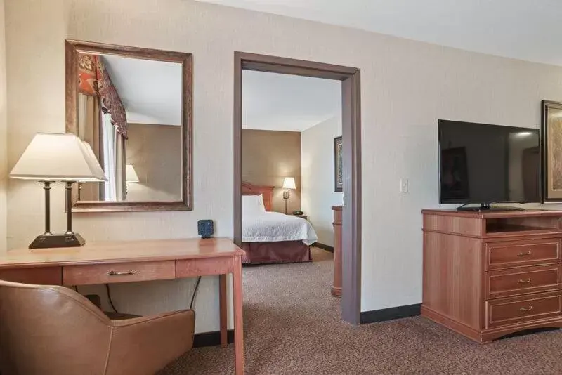 Bedroom, TV/Entertainment Center in Comfort Inn & Suites Rapid City near Mt Rushmore