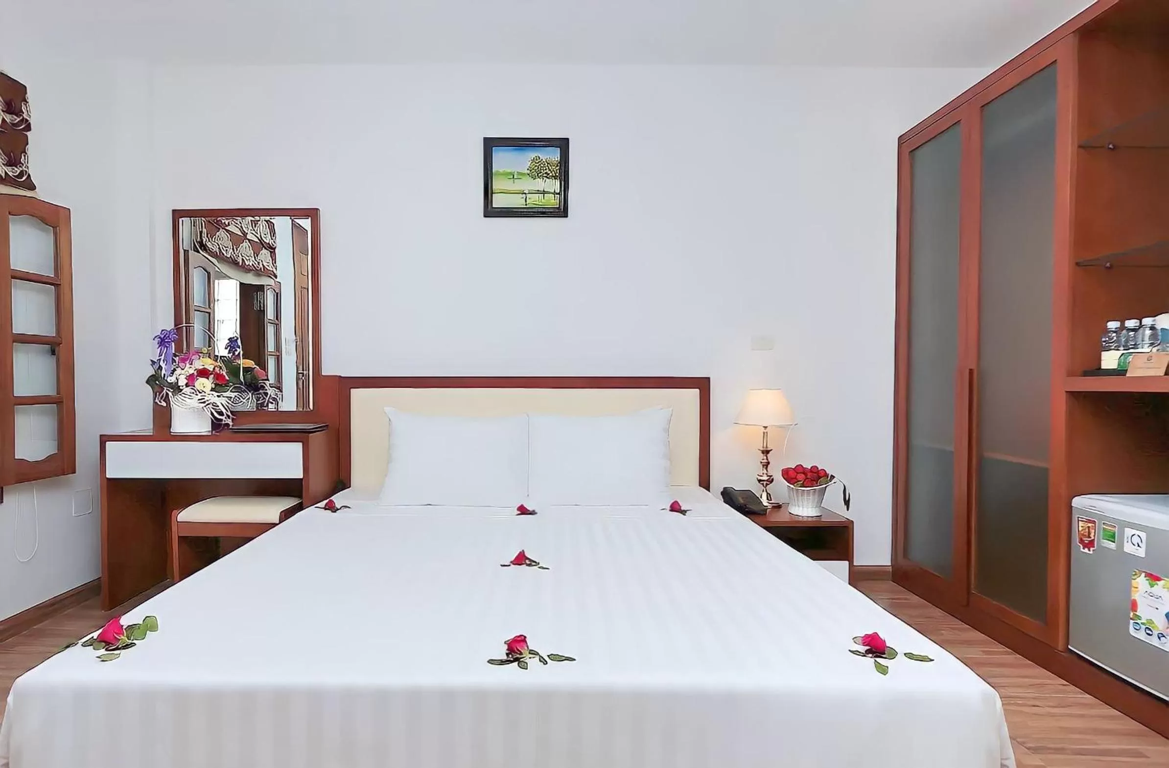 Bed in Hanoi Old Quarter Hotel