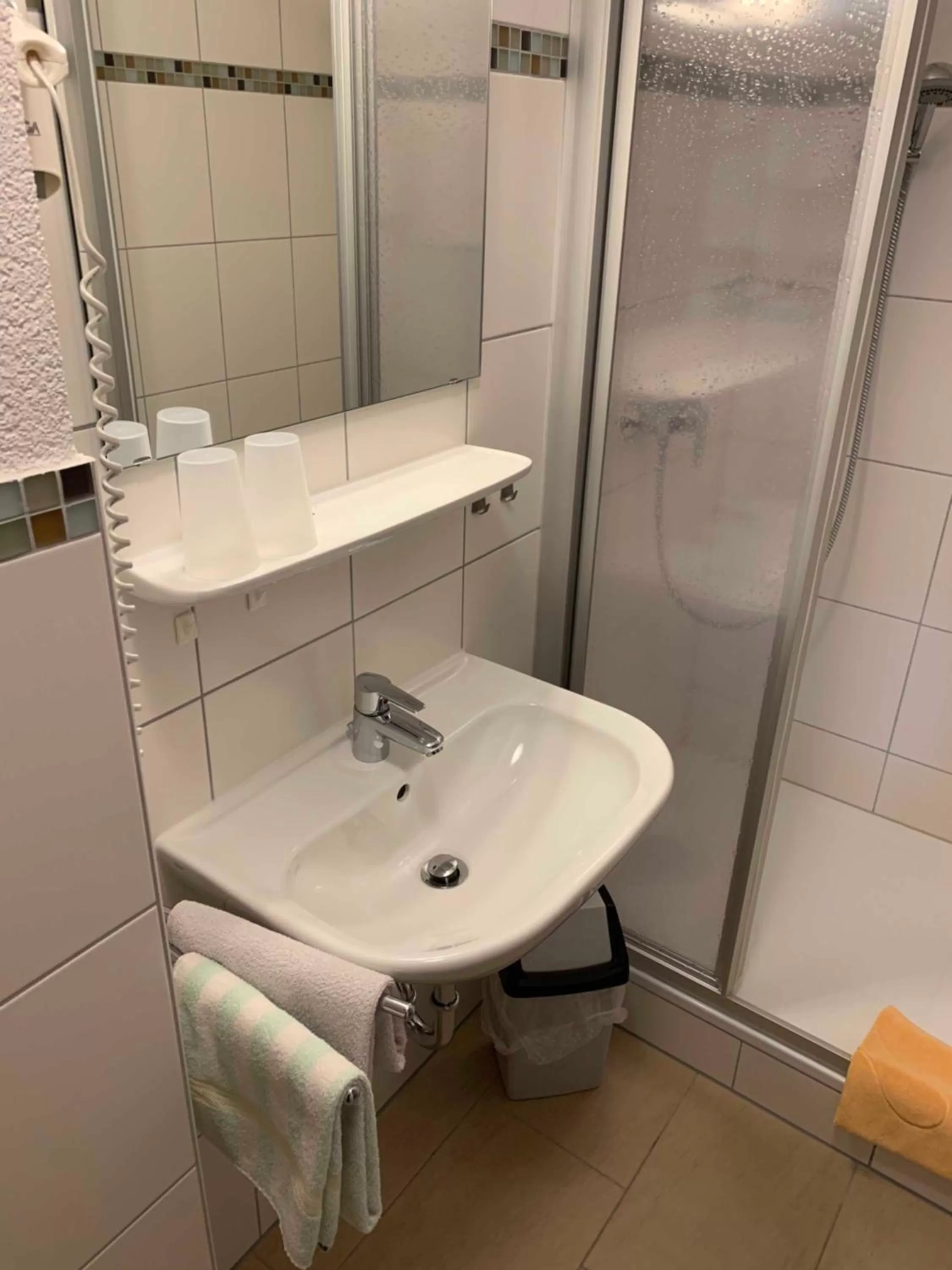 Shower in Gasthaus & Pension Zum Fürstengrund