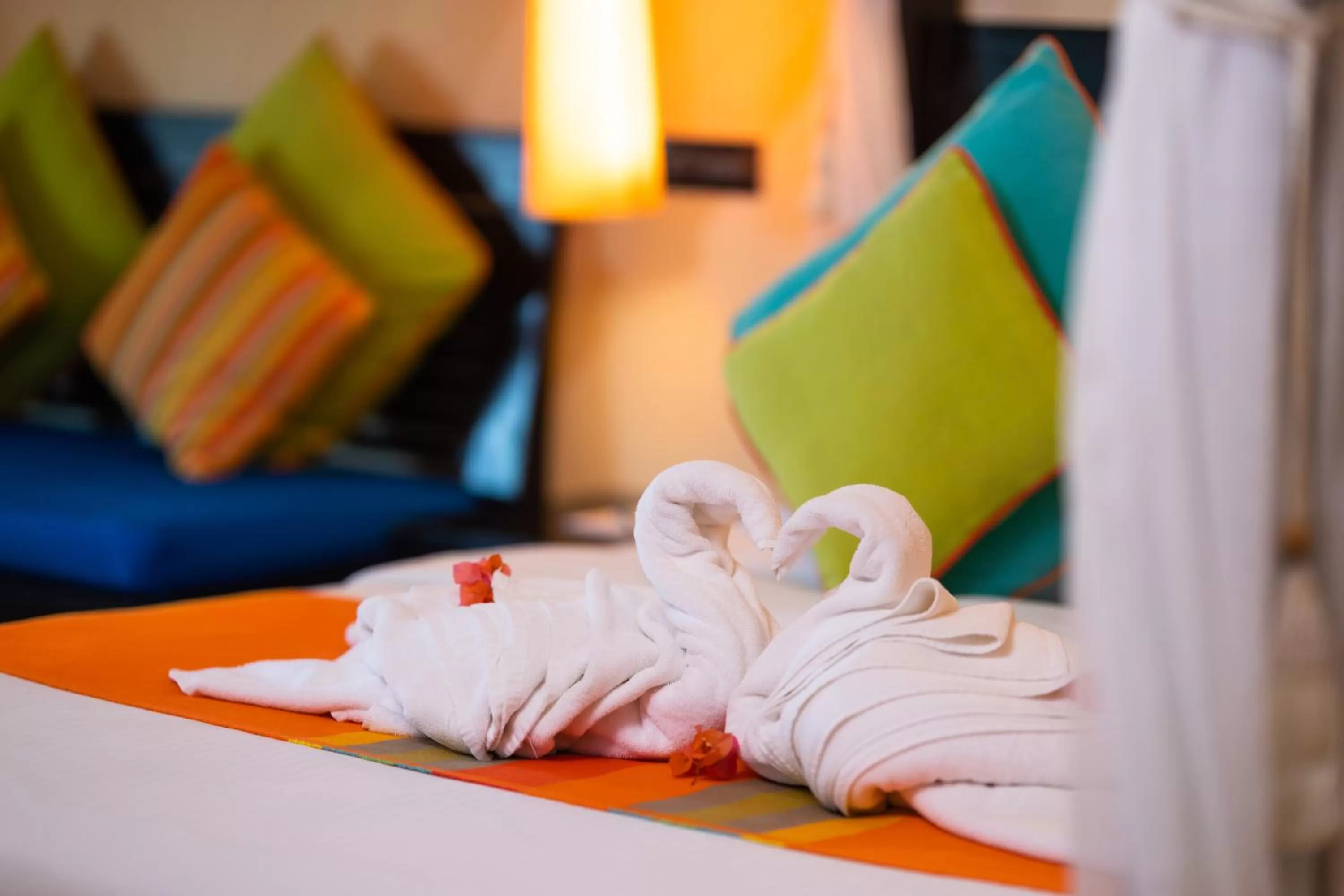 Bed in Canareef Resort Maldives