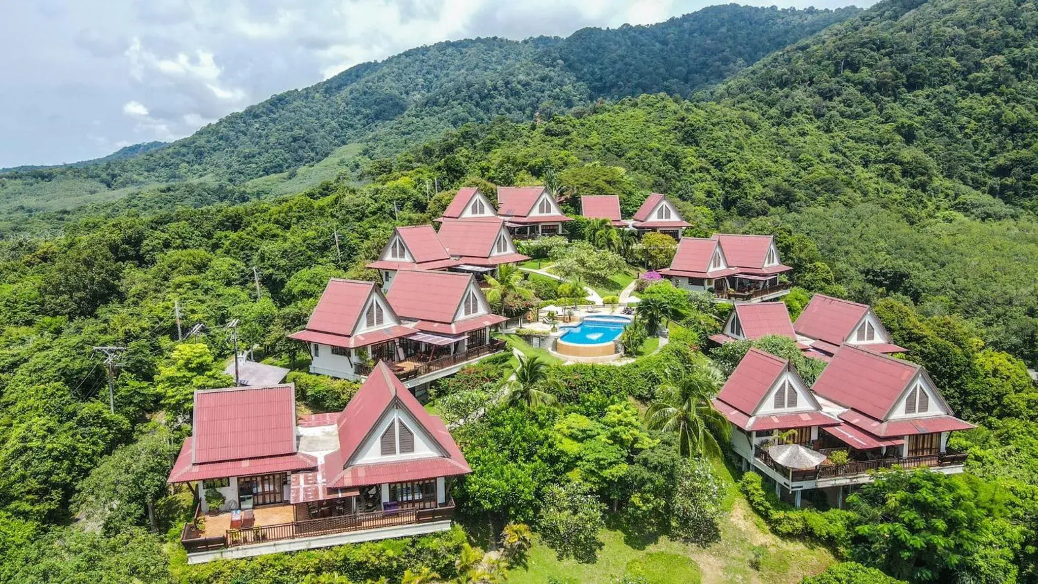 Property building, Bird's-eye View in Baan KanTiang See Villas - SHA Extra Plus