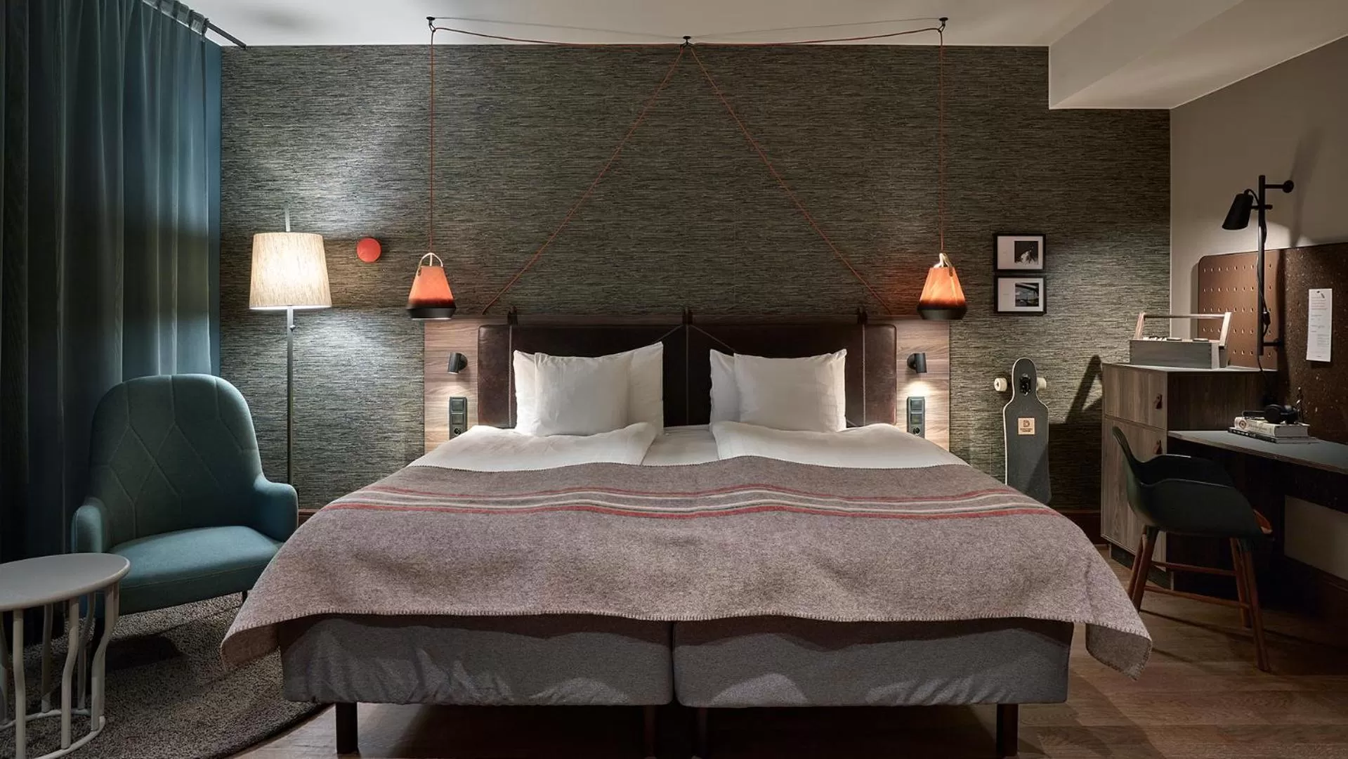 Bedroom, Bed in Downtown Camper by Scandic