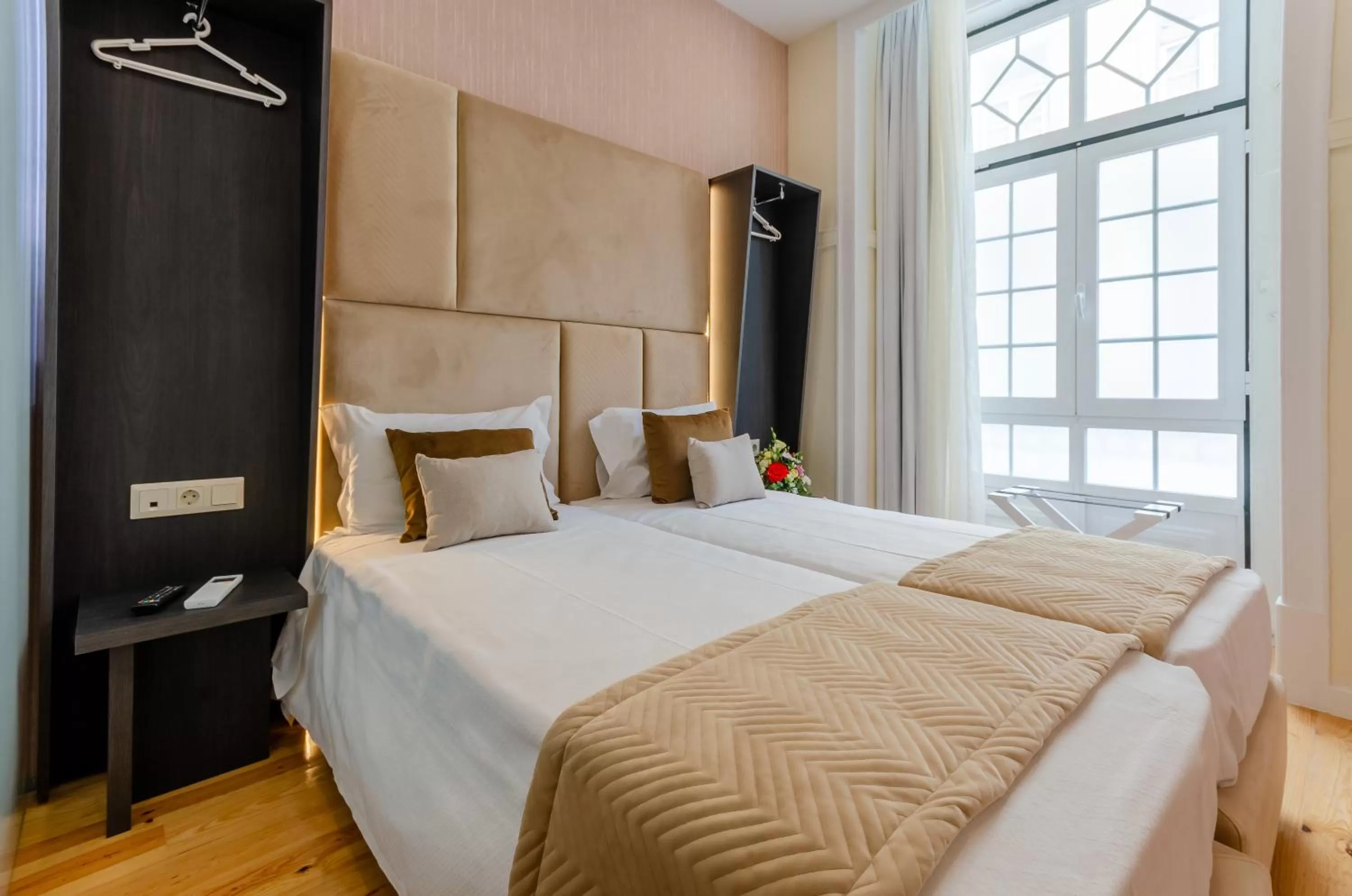 Bed in Hotel Duas Nações