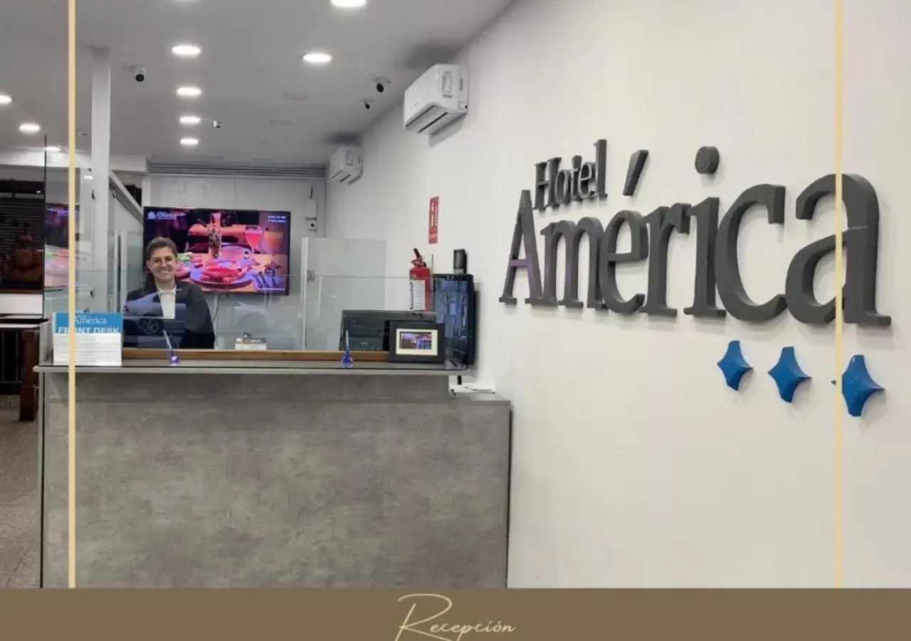 Property building, Lobby/Reception in Hotel America