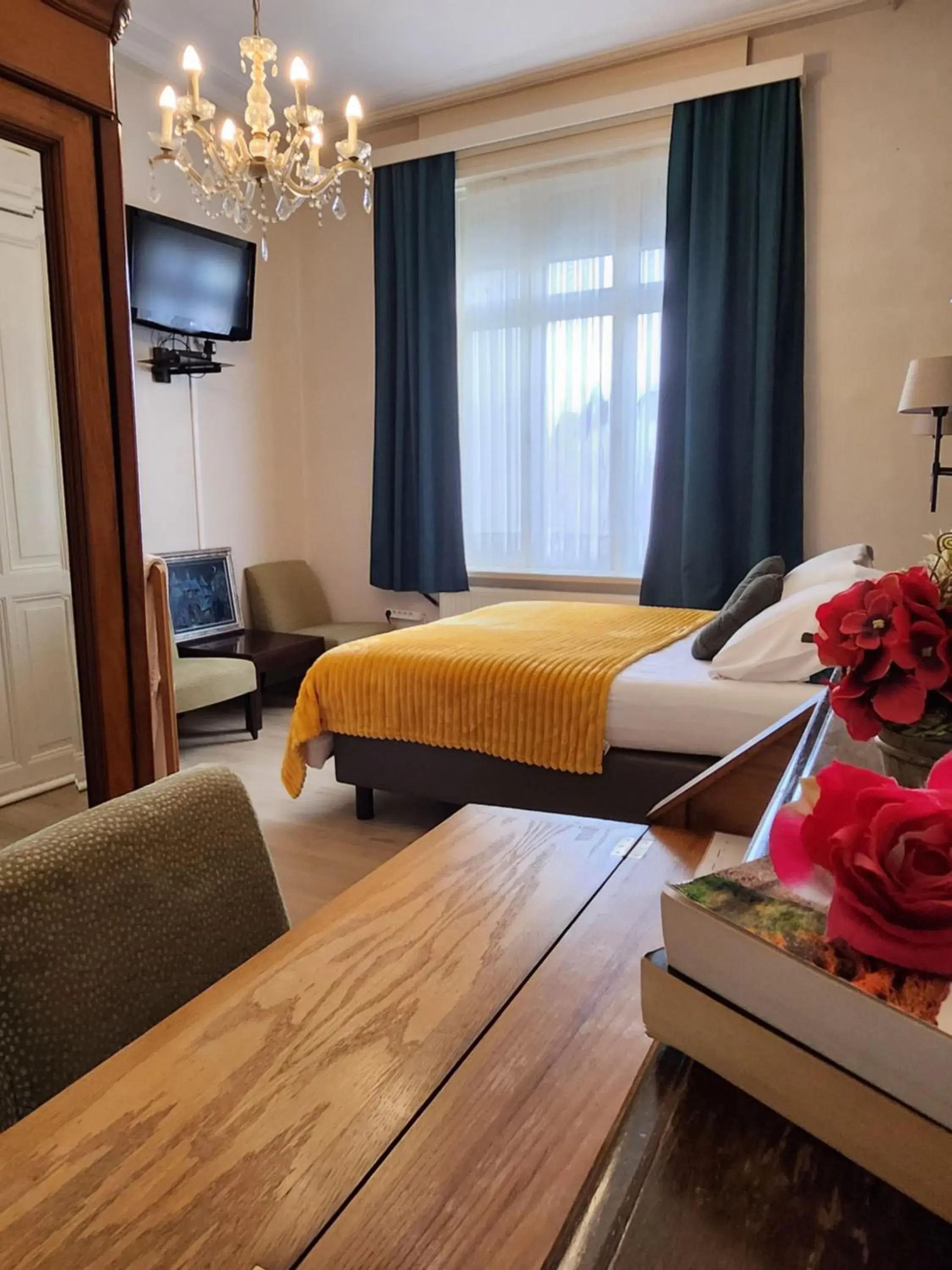 Bed in Hotel Gulden Vlies Bed in Hotel Gulden Vlies