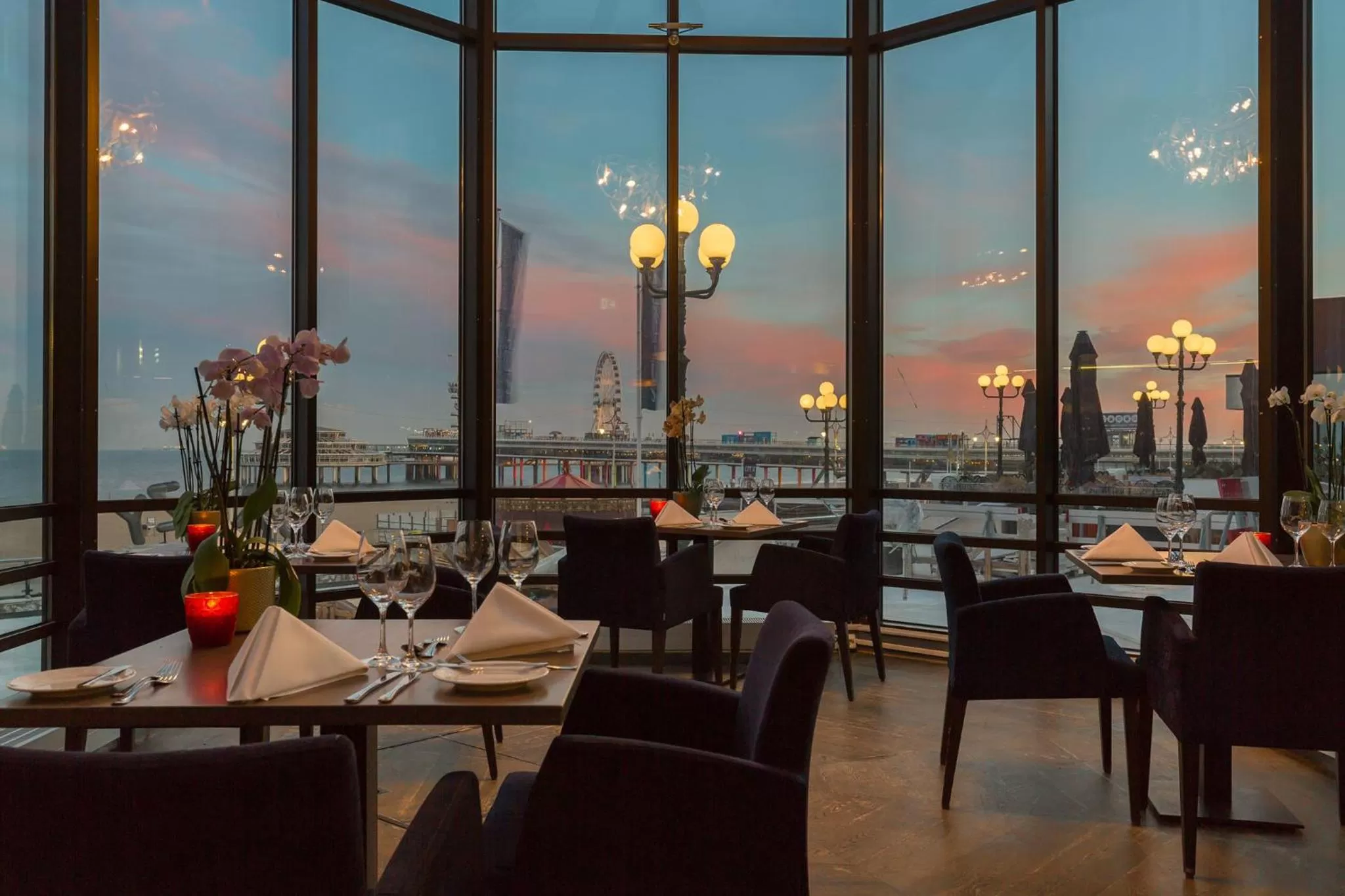 Restaurant/places to eat in Grand Hotel Amrâth Kurhaus The Hague Scheveningen