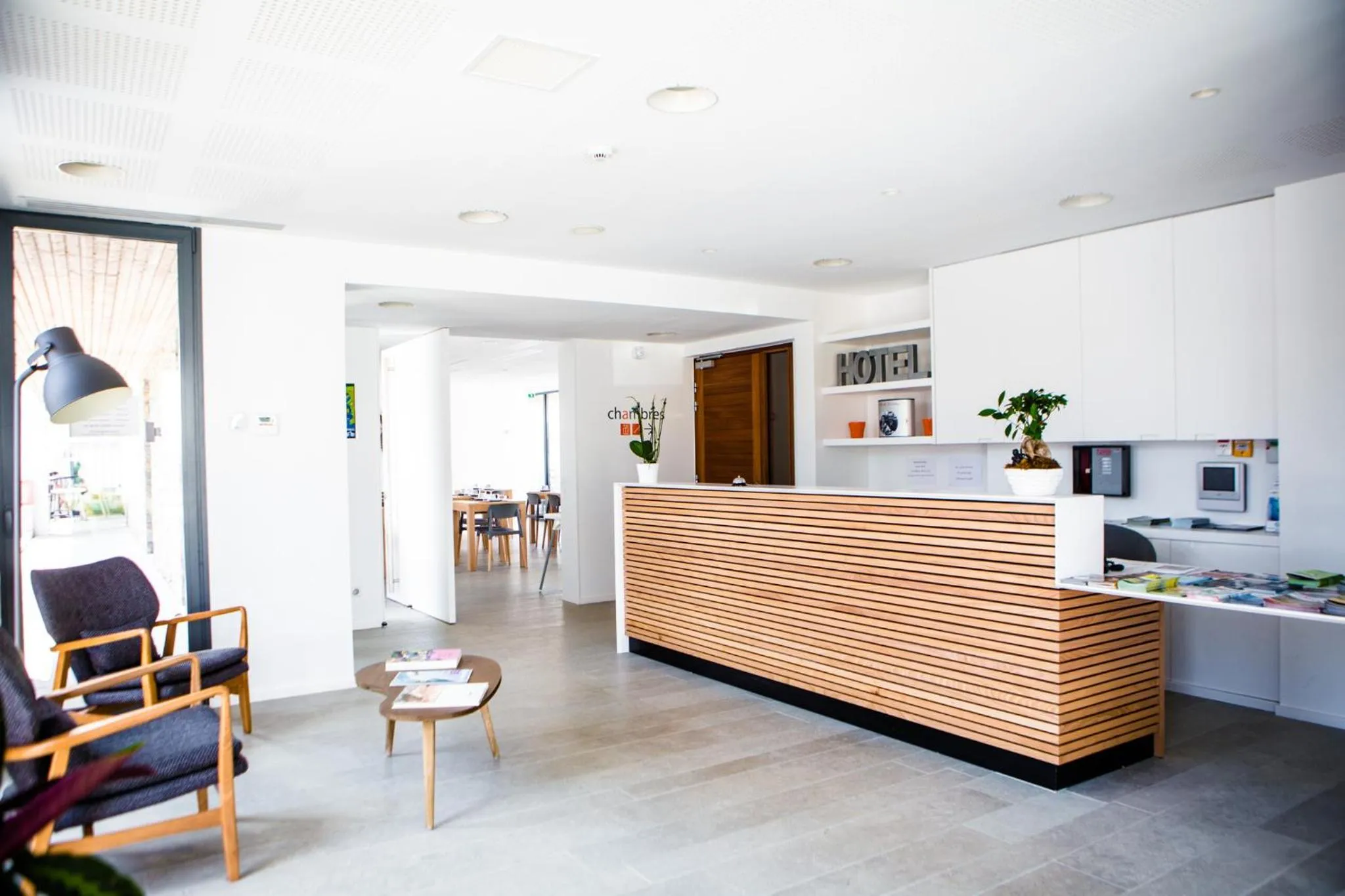 Lobby or reception in Hotel Restaurant Santiago