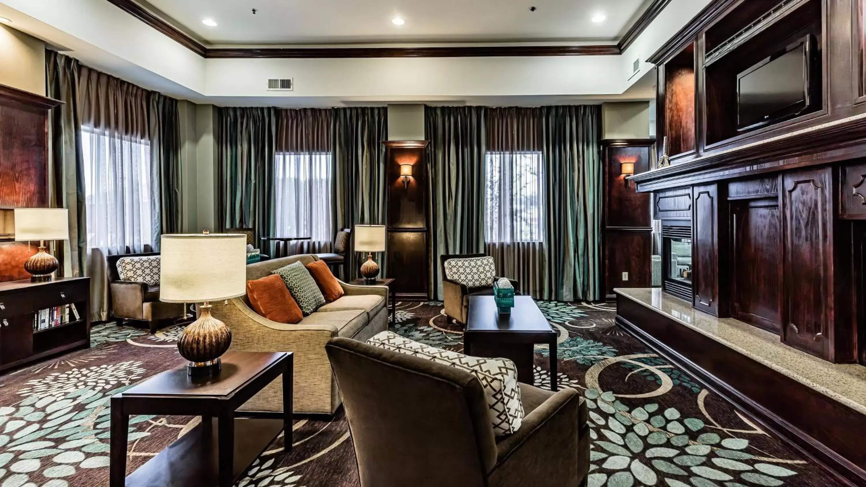 Lobby or reception, Seating Area in Staybridge Suites Laredo, an IHG Hotel