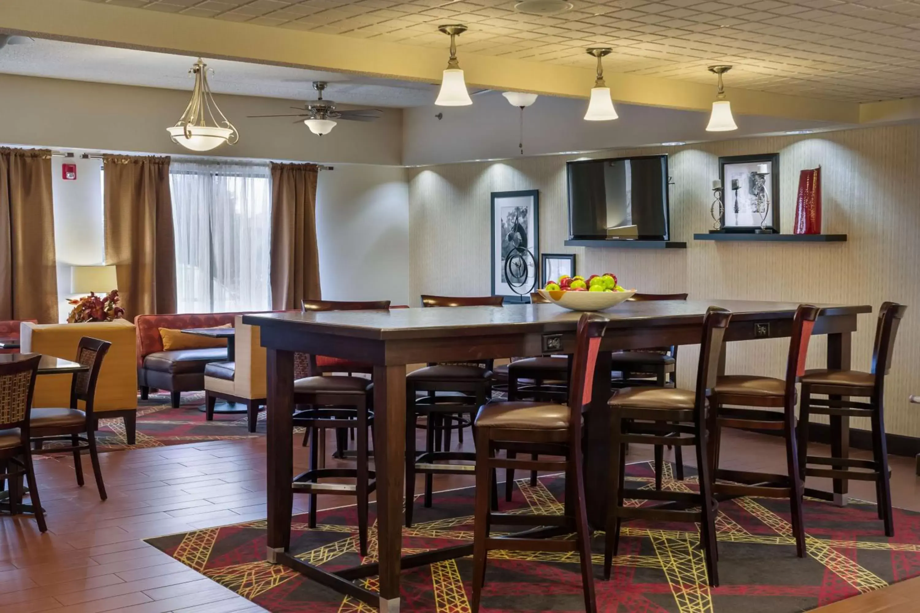 Lobby or reception, Restaurant/Places to Eat in Hampton Inn Washington Court House