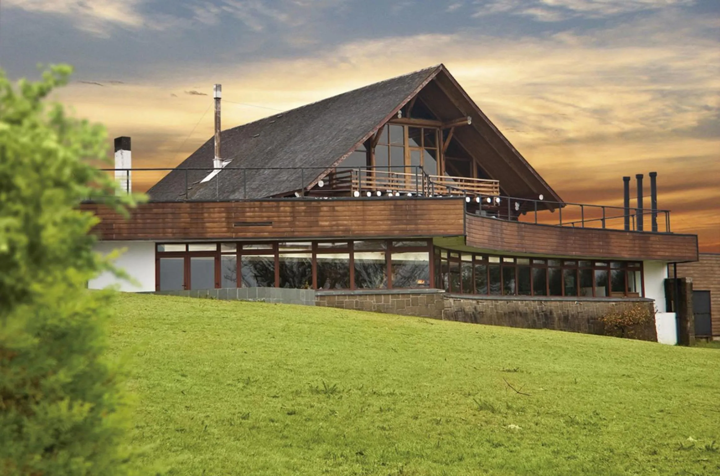 Facade/entrance in Panamericana Hotel Ancud