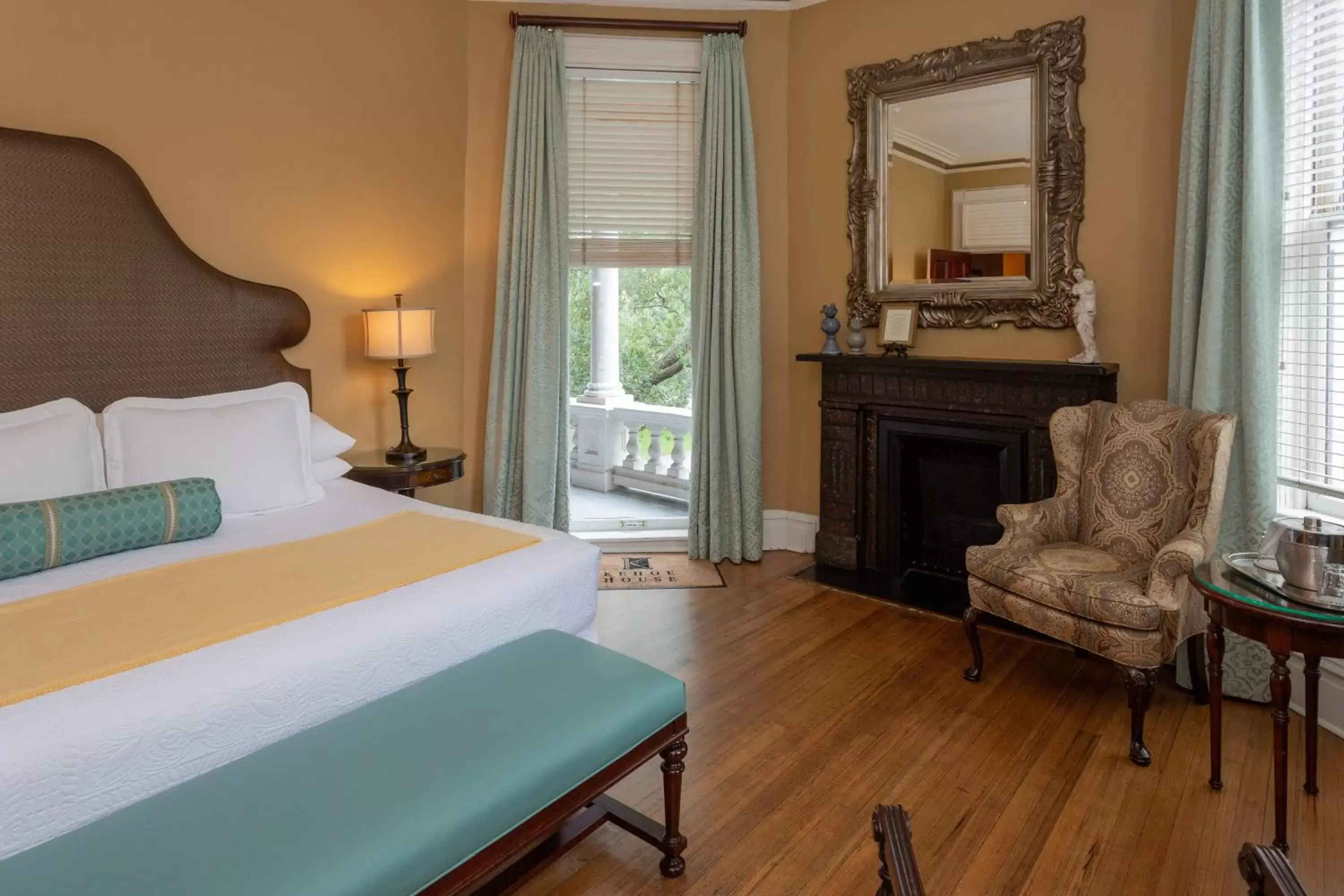 Bedroom, Bed in Kehoe House, Historic Inns of Savannah Collection