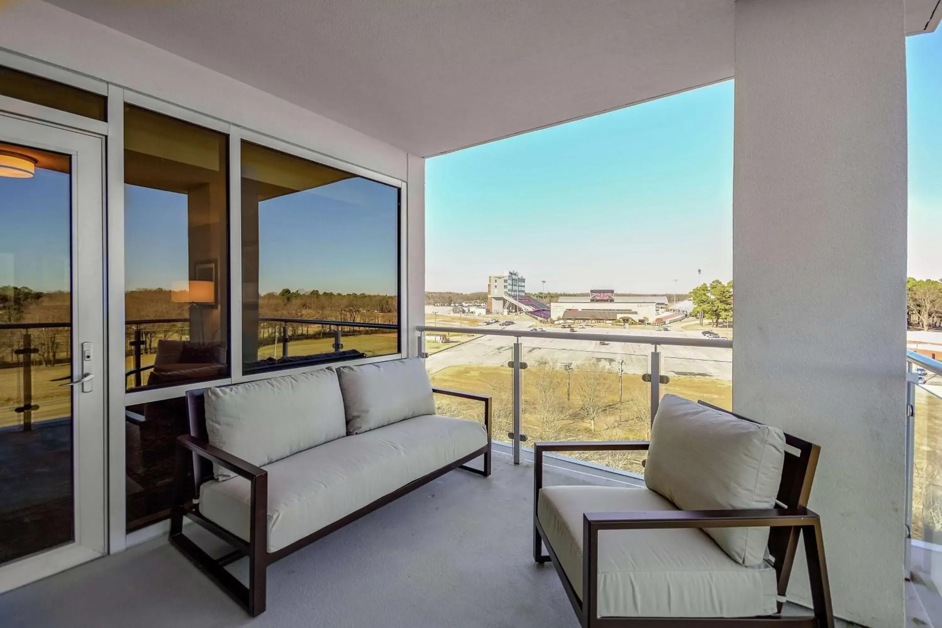 View (from property/room) in Embassy Suites by Hilton Jonesboro Red Wolf Convention Center View (from property/room) in Embassy Suites by Hilton Jonesboro Red Wolf Convention Center