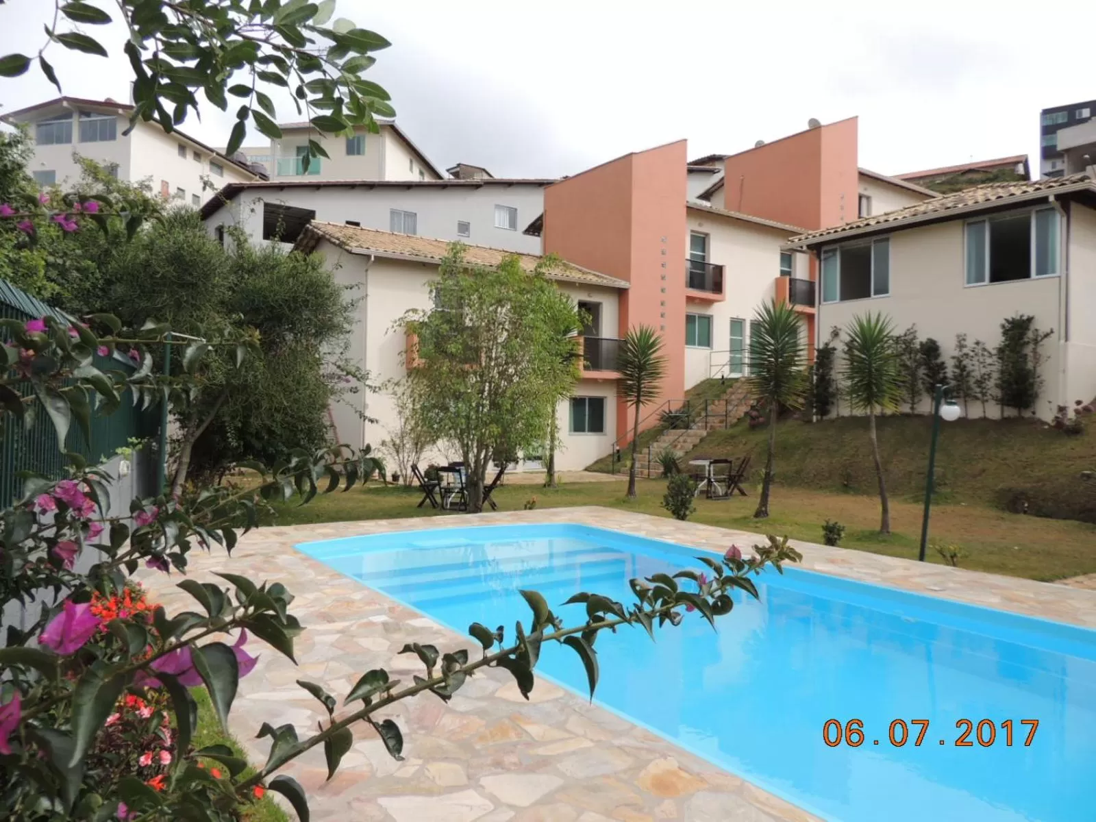 Swimming Pool in Pousada Vila Real Flats