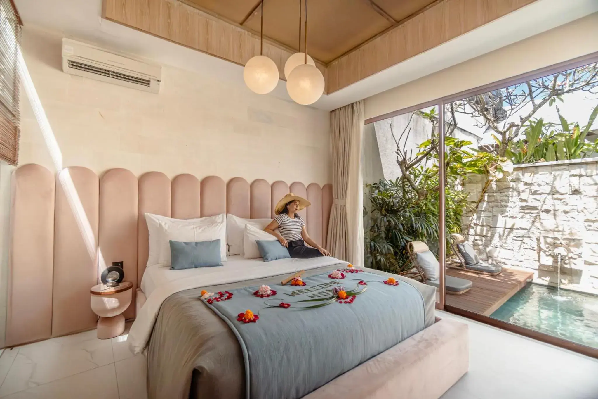 View (from property/room), Bed in La Vie Villa Seminyak by Ini Vie Hospitality